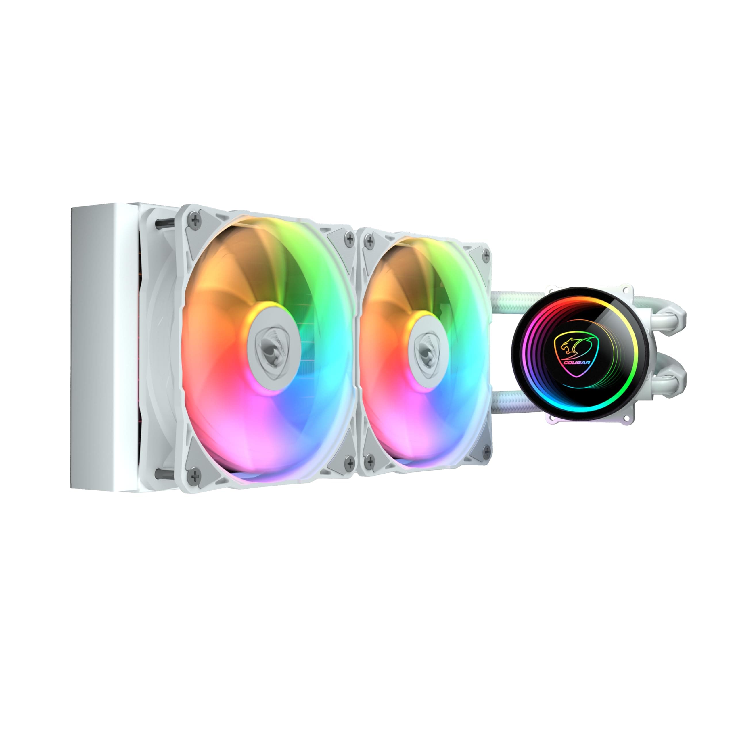 COUGAR Kit Watercooling AIO Poseidon Elite RGB - 240mm (Blanc) CGR-PSDELRGB-W-240 Bild 2