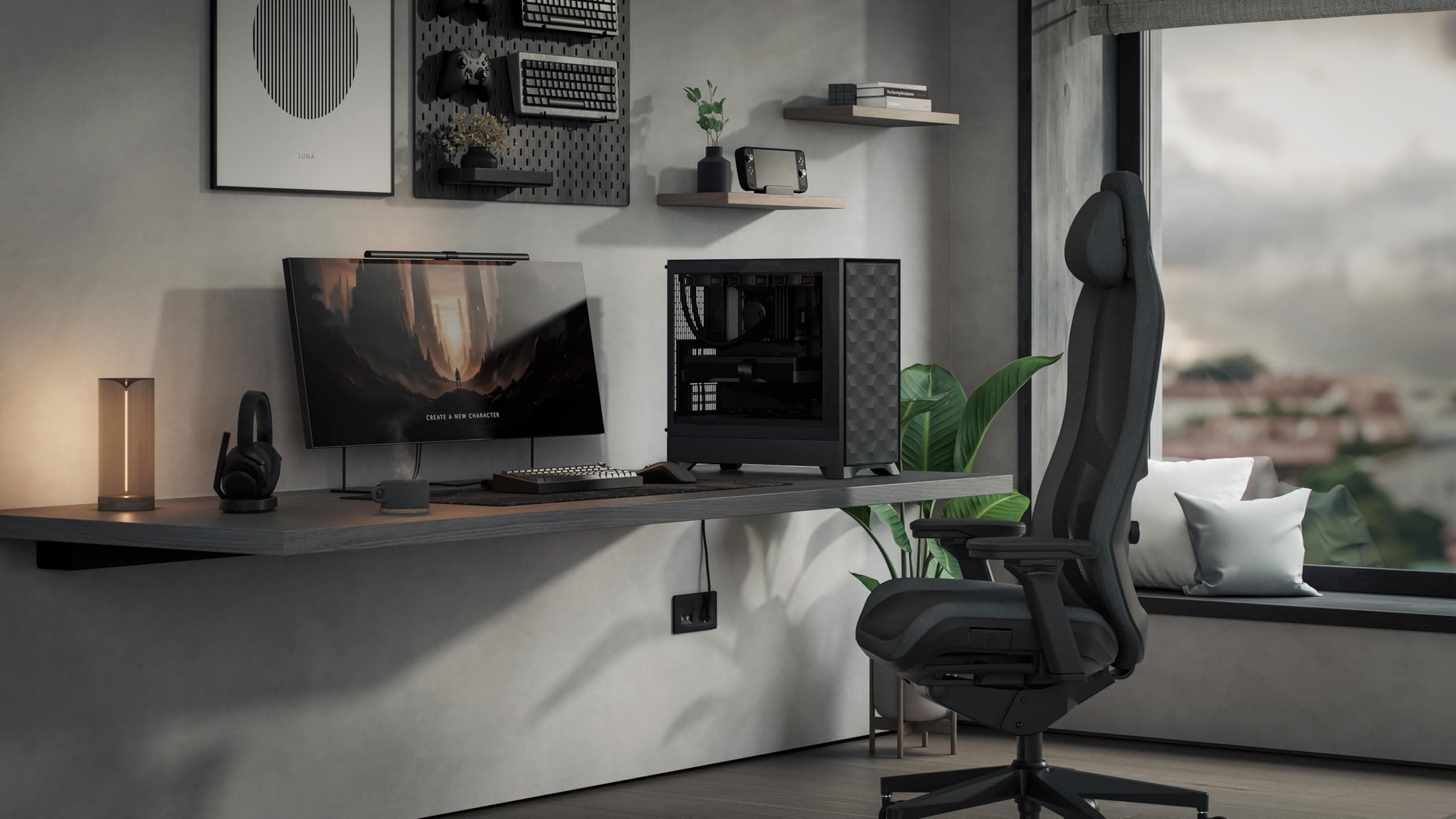 Fractal Design Pop 2 Air Black TG – Mesh PC-Gehäuse mit Airflow-Optimierung, 3X 120 mm Lüfter, Tempered Glass, ATX/mATX/ITX, GPU bis 416 mm Schwarz TG Bild 4