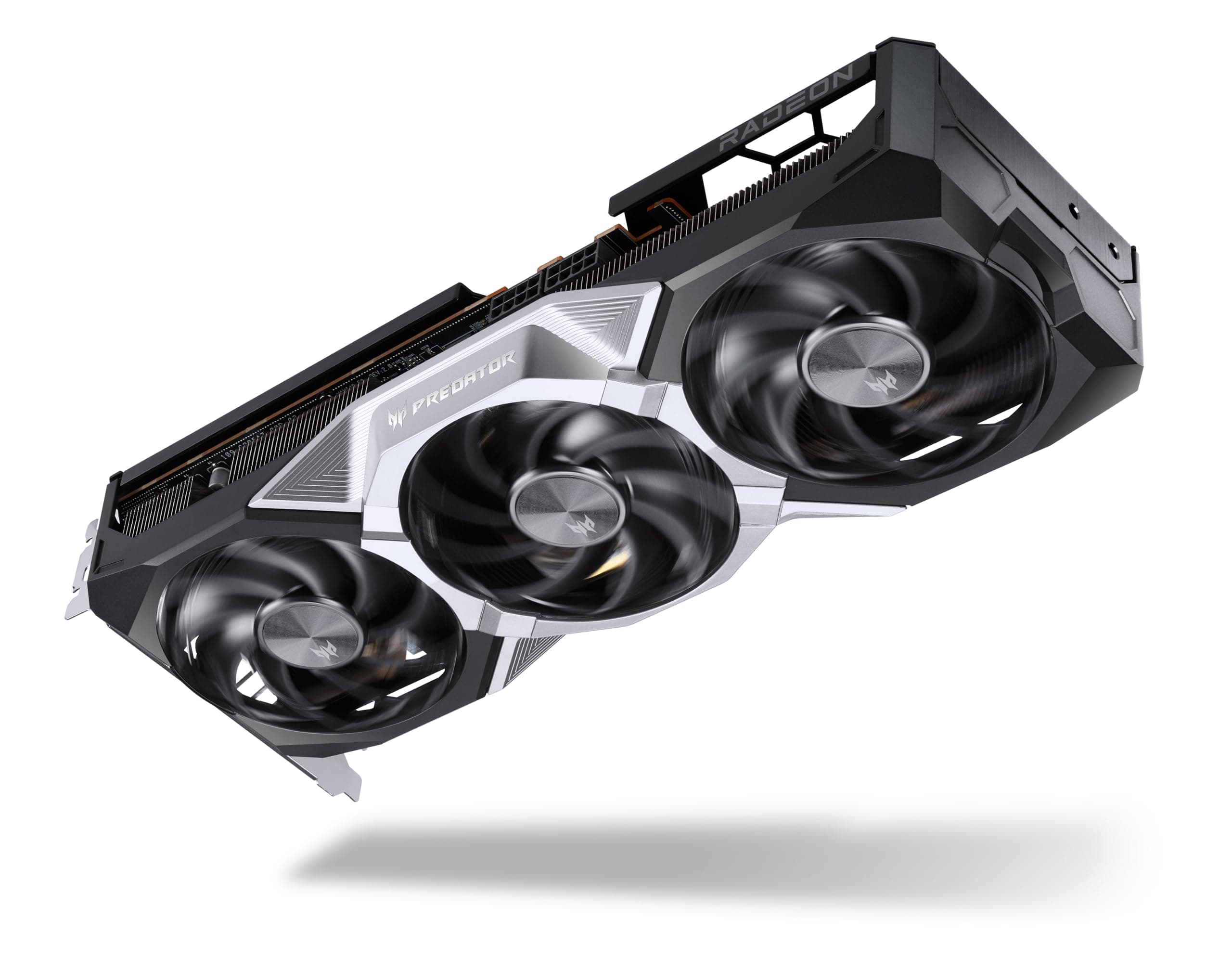 Acer Predator BiFrost Radeon RX 9070 OC - AMD Grafikkarte (16 GDDR6, 256 Bit, PCIe 5.0 x16, 1x HDMI 2.1a 3X DP 2.1) 3X FrostBlade 4.0, 2x8 pin, Slot Space: 2.6 Bild 7