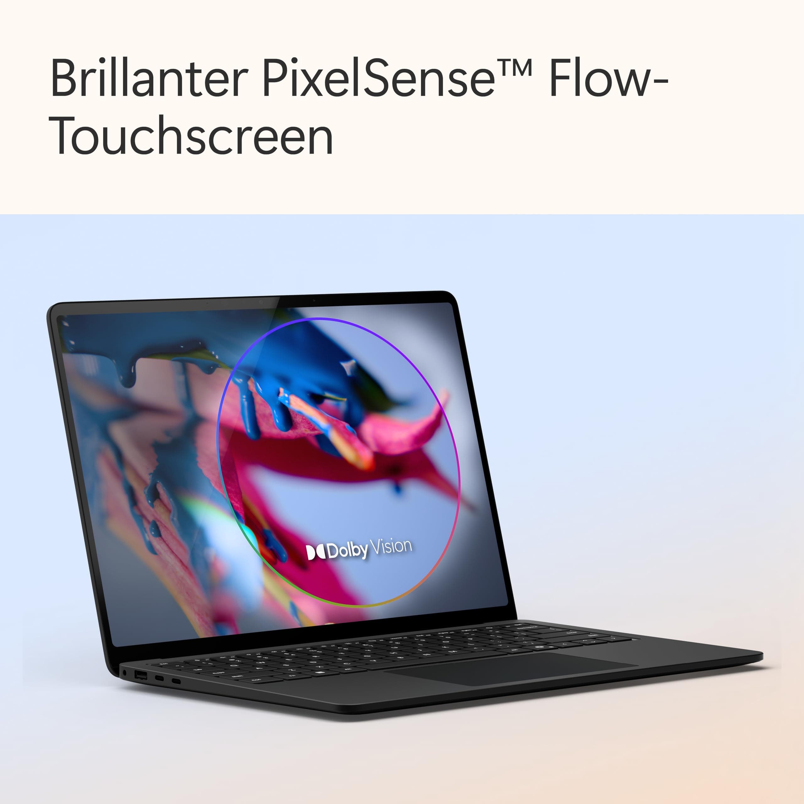 Microsoft Surface Laptop | Copilot+ PC | 13.8” Touchscreen | Snapdragon® X Elite (12 Kerne) | 16GB RAM | 512GB SSD | 7. Edition | Schwarz | QWERTZ Snapdragon® X Elite (12-Kern) 16GB RAM | 512GB Speicher mit Netzteil Schwarz Bild 8