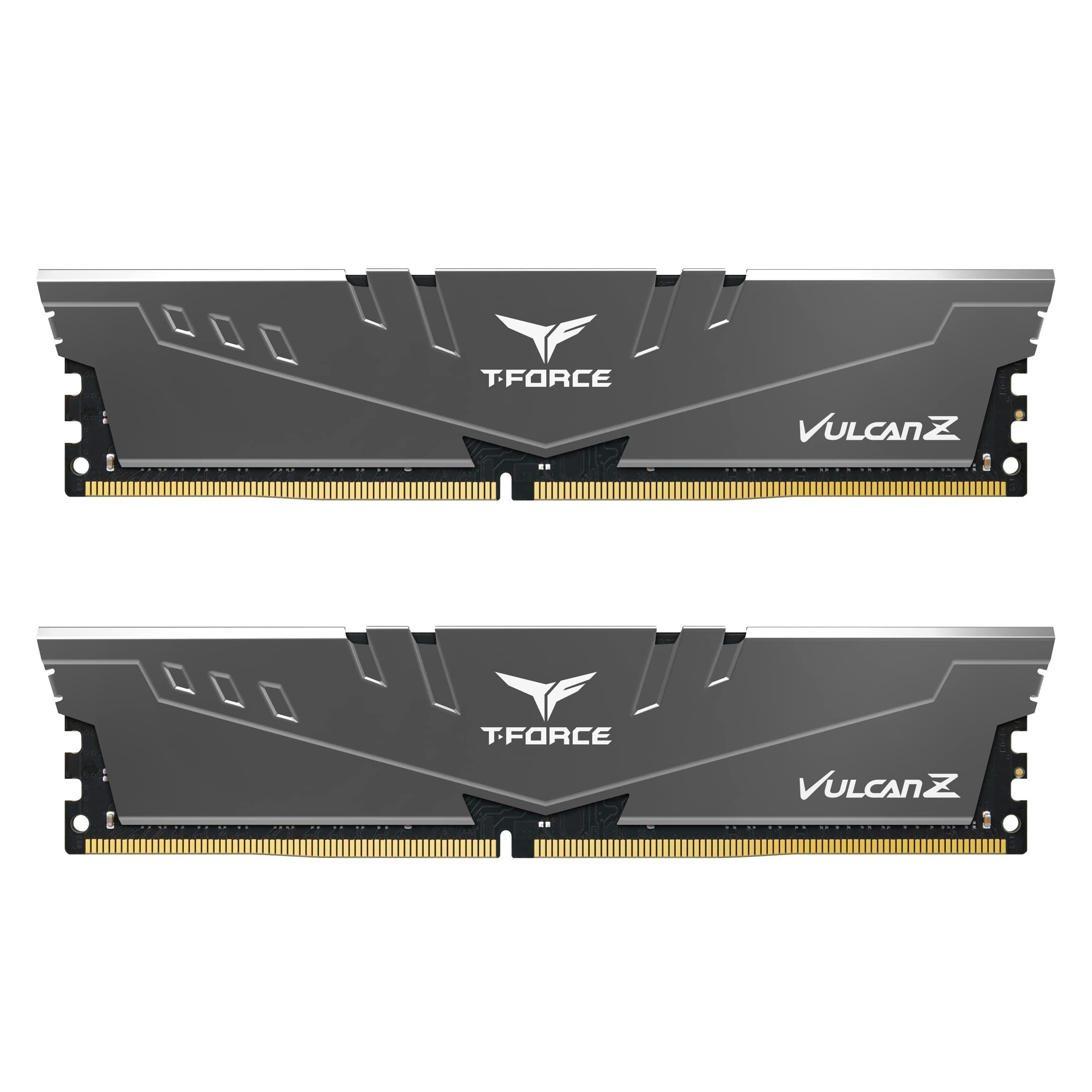 TEAMGROUP Team T-Force Vulcan Z DDR4 Gaming Memory, 2 x 16 GB, 3600 MHz, 288 Pin DIMM, Grey 2x16GB Classic multicolour
