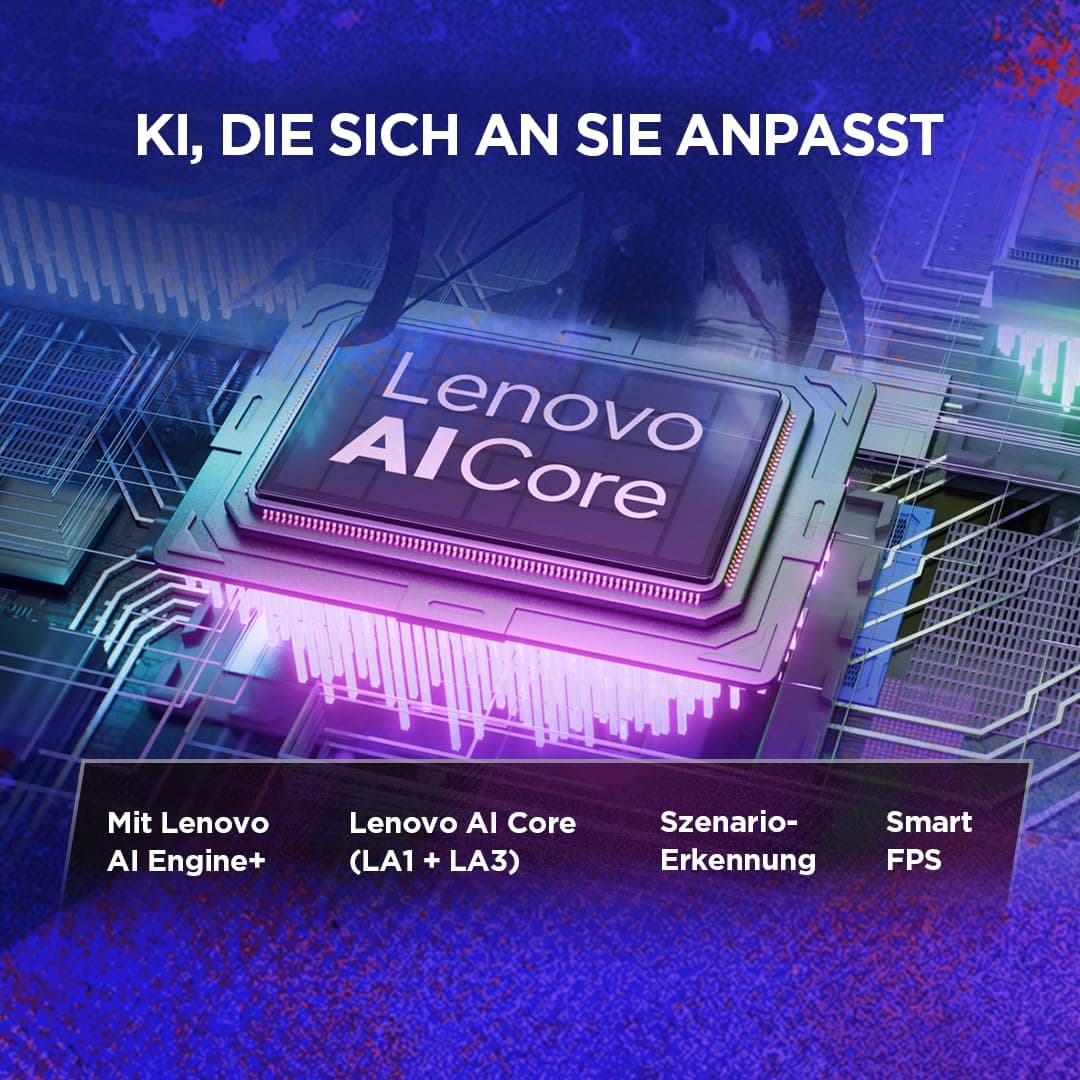 Lenovo Legion 5i Gaming AI Laptop | 15.3" WQXGA OLED 165Hz | Intel Core Ultra 7 356H | 32GB RAM | 1TB SSD | NVIDIA GeForce RTX 5060 | Windows 11 | QWERTZ | Schwarz | 3 Monate GamePass Bild 8