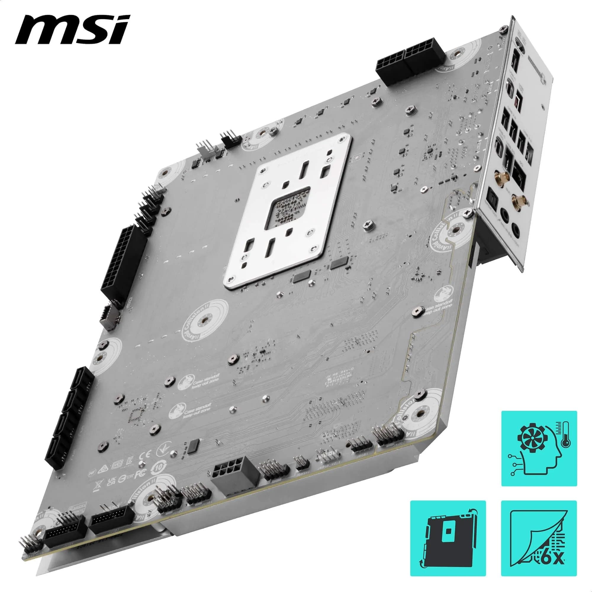 MSI B850 Gaming Plus WiFi PZ Motherboard, ATX - Supports AMD Ryzen 9000/8000 / 7000 Processors, AM5 - DDR5 Memory Boost 8200+ MT/s (OC), PCIe 5.0 x16, M.2 Gen5, Wi-Fi 7, 5G LAN Bild 7