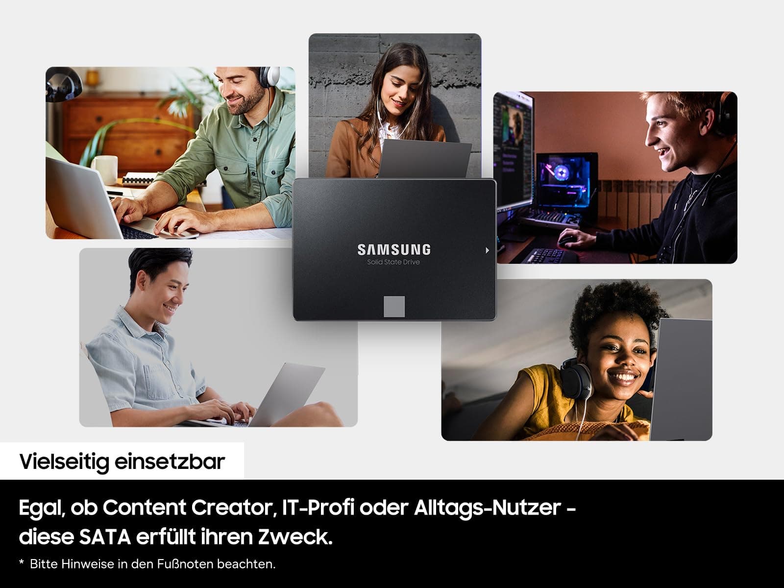 Samsung 870 EVO SATA III 2,5 Zoll SSD, 8 TB, 560 MB/s Lesen, 530 MB/s Schreiben, Interne SSD, Festplatte für schnelle Datenübertragung, MZ-77E8T0B/EU Bild 5