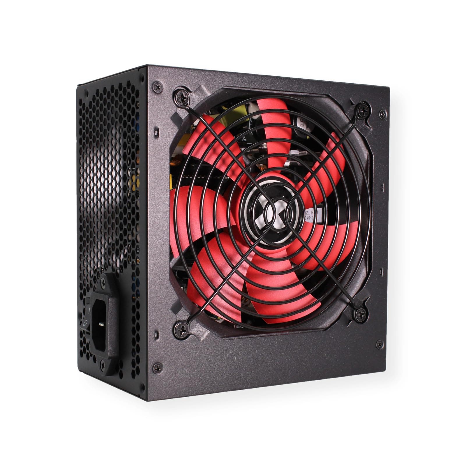 Xilence XP600R6 PC Netzteil, 600W Peak Power, ATX, rot/schwarz Bild 4