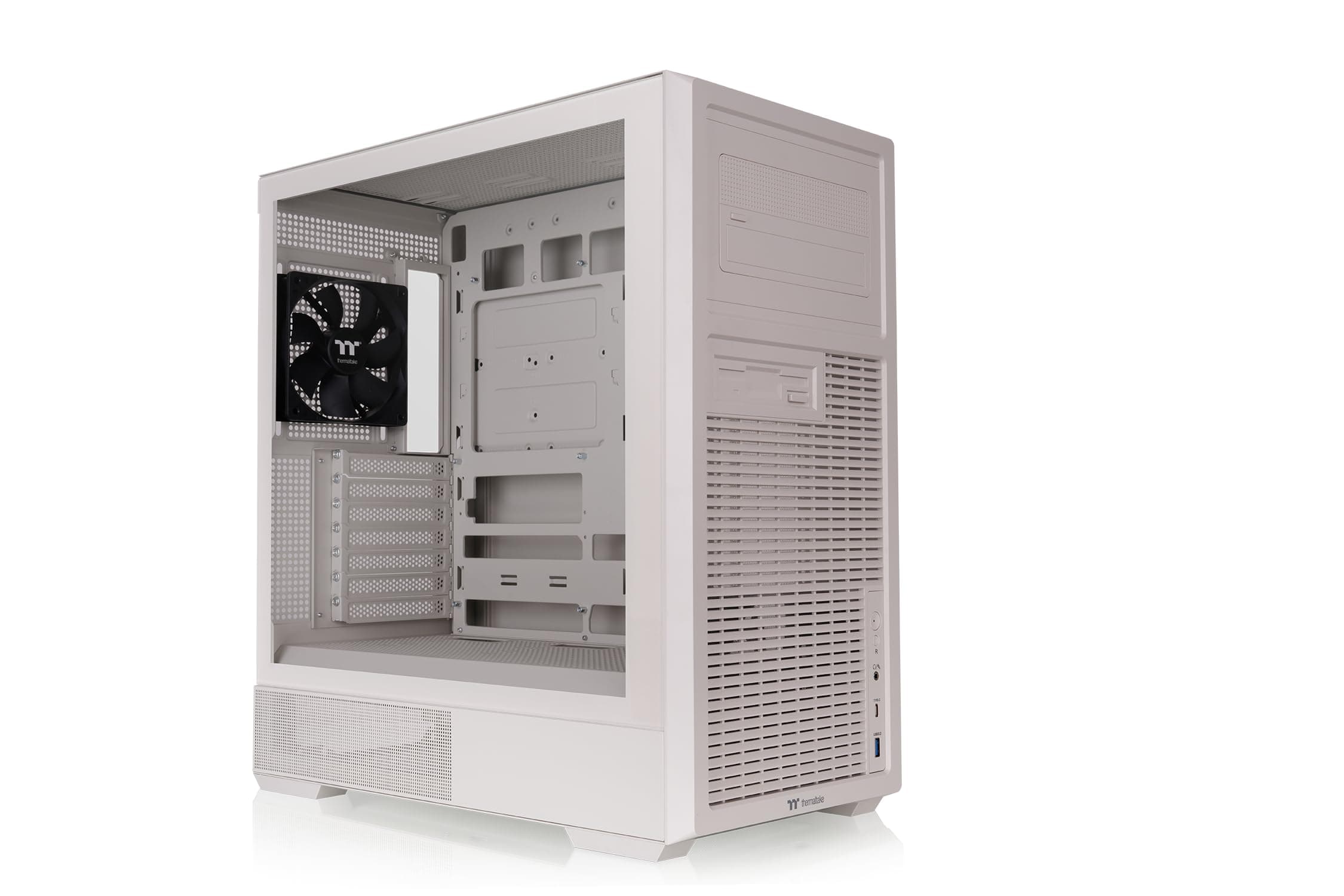 Thermaltake Retro 360 | Mid-Tower-ATX-Gehäuse im Retro-Design | 2 vorinstallierte 120-mm-Lüfter | Seitenscheibe aus gehärtetem Glas | Kompatibel mit Grafikkarten bis 400 mm und AIO-Kühlern bis 360 mm