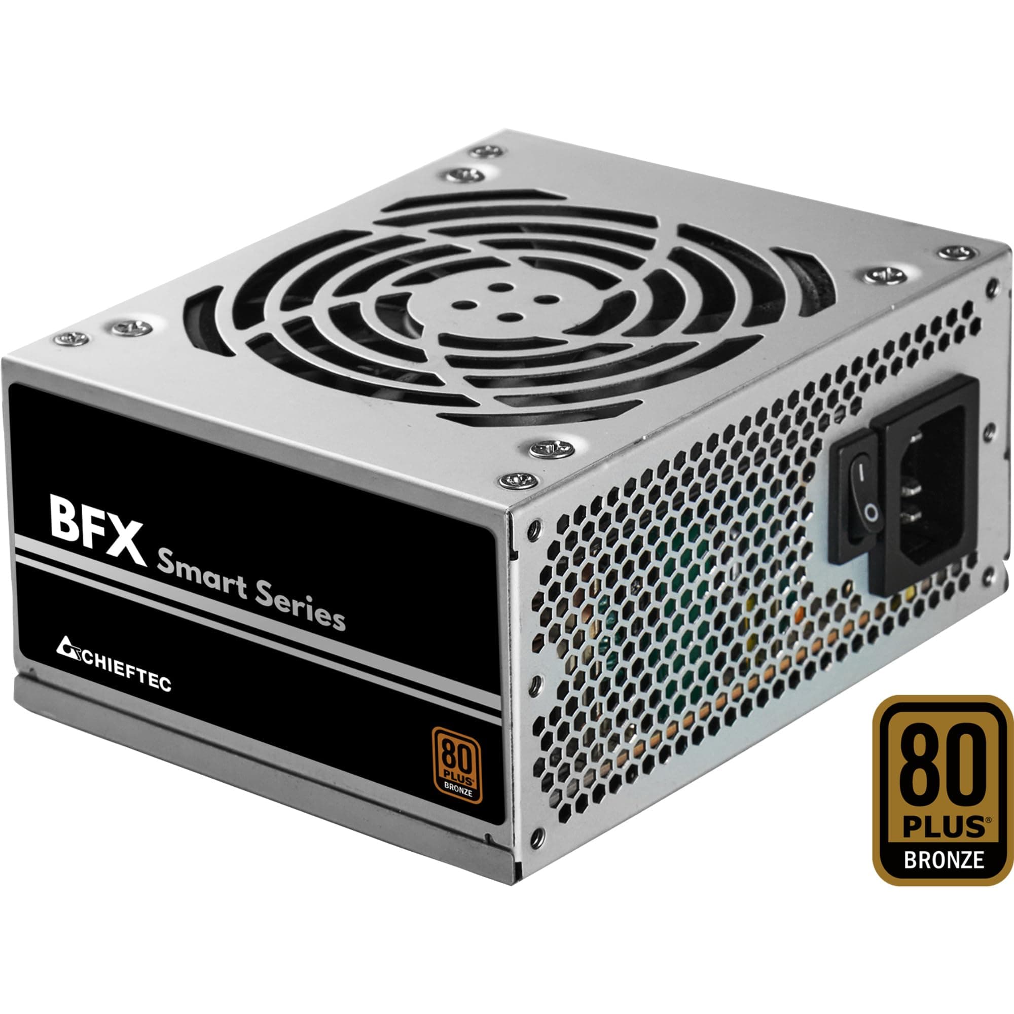 Chieftec Smart 450W Netzteil 20+4 pin ATX Schwarz, Silber Bild 2