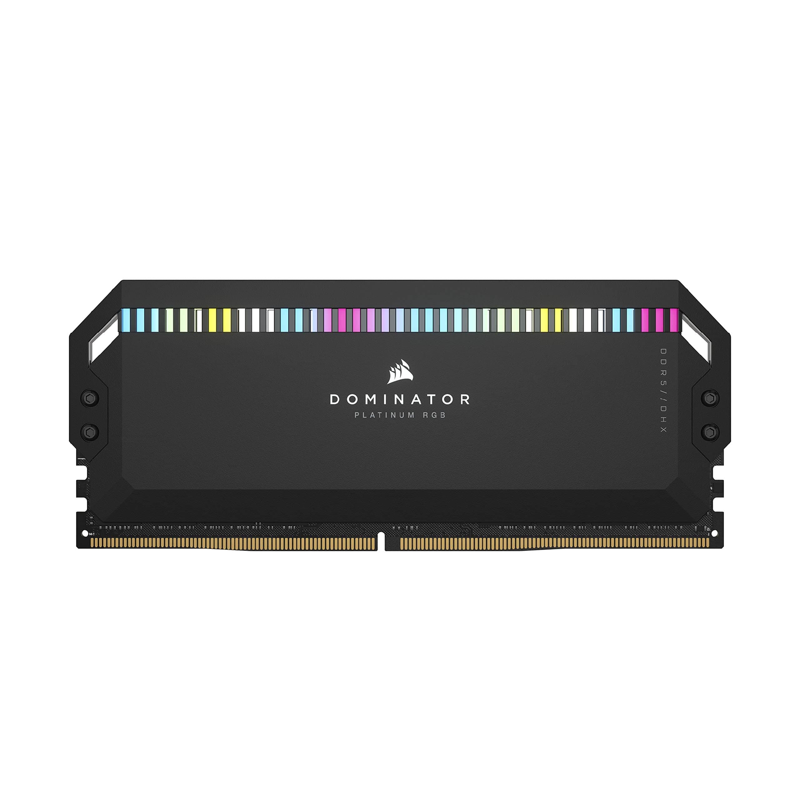 CORSAIR Dominator Platinum RGB DDR5 RAM 32GB (2x16GB) Bis zu 6000MHz CL30-36-36-76 1.40V Intel XMP 3.0 Desktop-Arbeitsspeicher – Schwarz (CMT32GX5M2B6000C30)