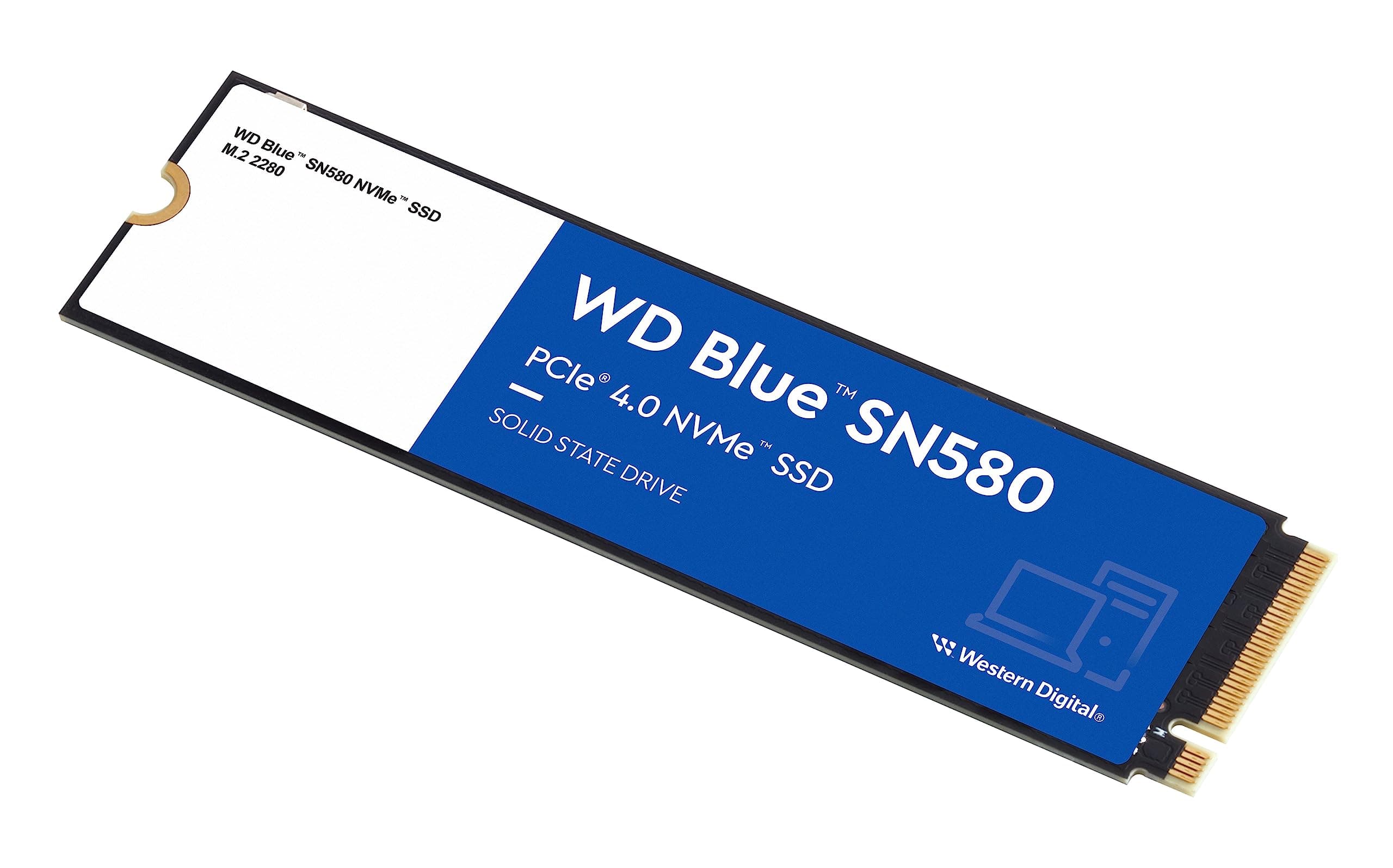WD Blue SN580 NVMe SSD 1 TB (PCIe Gen4 x4, bis zu 4.150 MB/s Lesen, M.2 2280, nCache 4.0-Technologie) Blau SN580 bis zu 4.150 MB/s 1 TB Bild 5