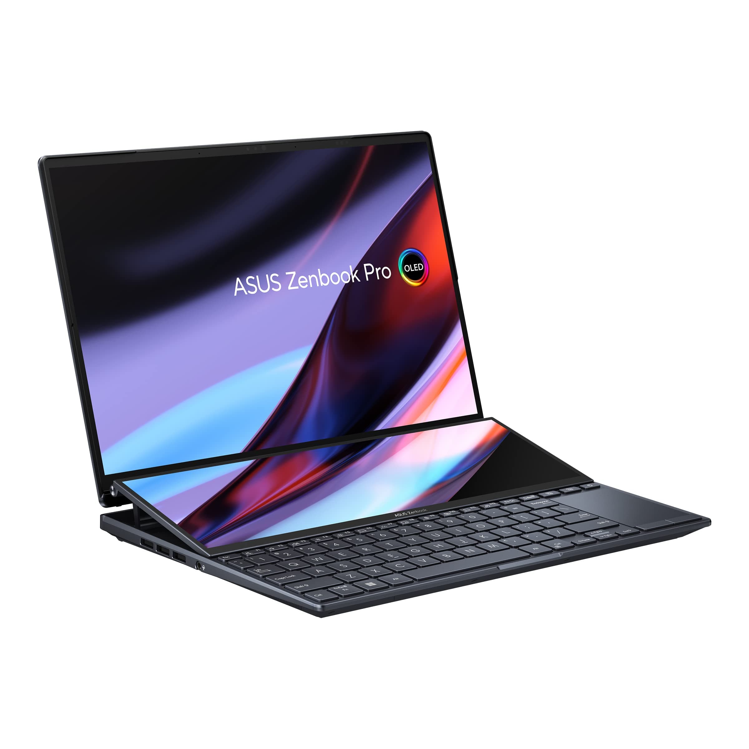 ASUS Zenbook Pro 14 Duo OLED OLED UX8402ZE-M3050W – Laptop 14,5 Zoll WQXGA+ (Core I7-12700H, 16GB RAM, 512GB SSD, GeForce RTX 3050 TI 4GB, Windows 11 Home) TECNOLóGICO- TECLADO QWERTY ESPAñOL
