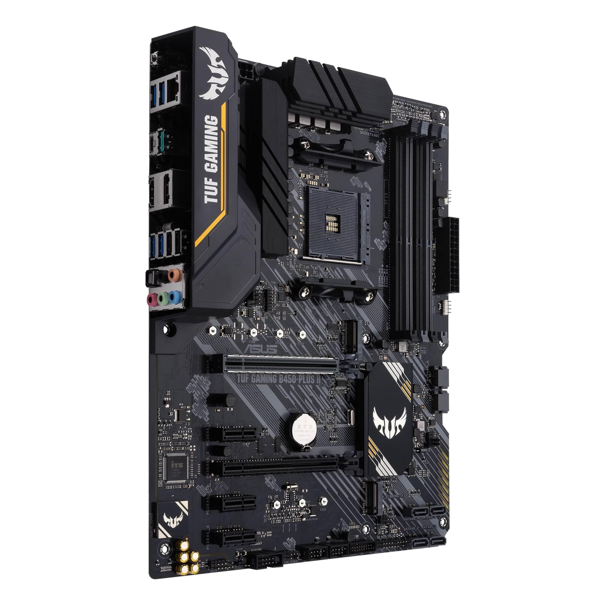 Asus TUF Gaming B450-Plus II Mainboard Sockel AM4 (ATX, AMD Ryzen, DDR4-Speicher, M.2, USB 3.1 Gen1+ Gen2, Aura Sync, Ai Noise Cancelling Mikrofon) Bild 7