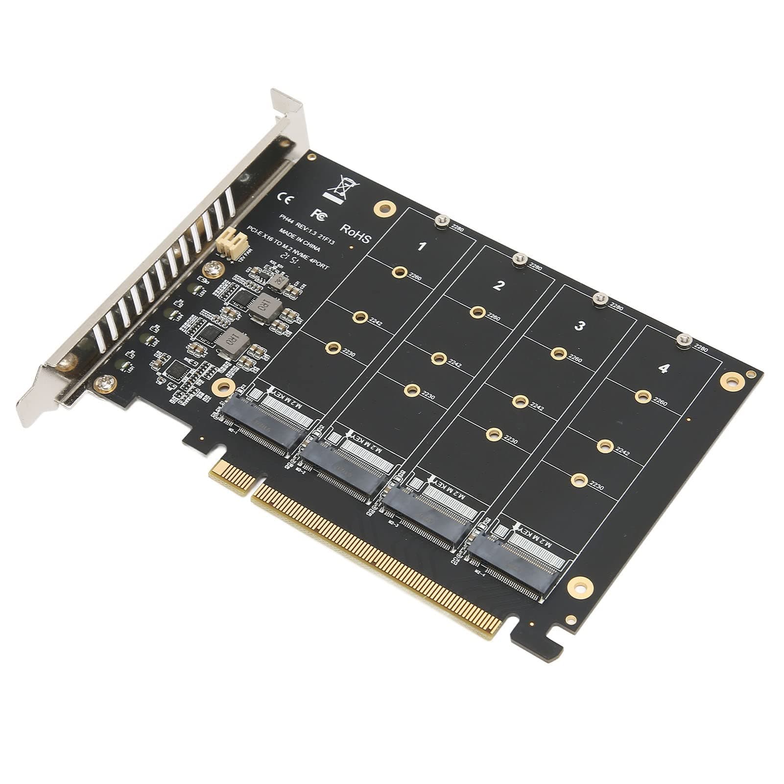 Sxhlseller 4 Bay M.2 NVMe SSD auf PCIe 4.0 Bild 2