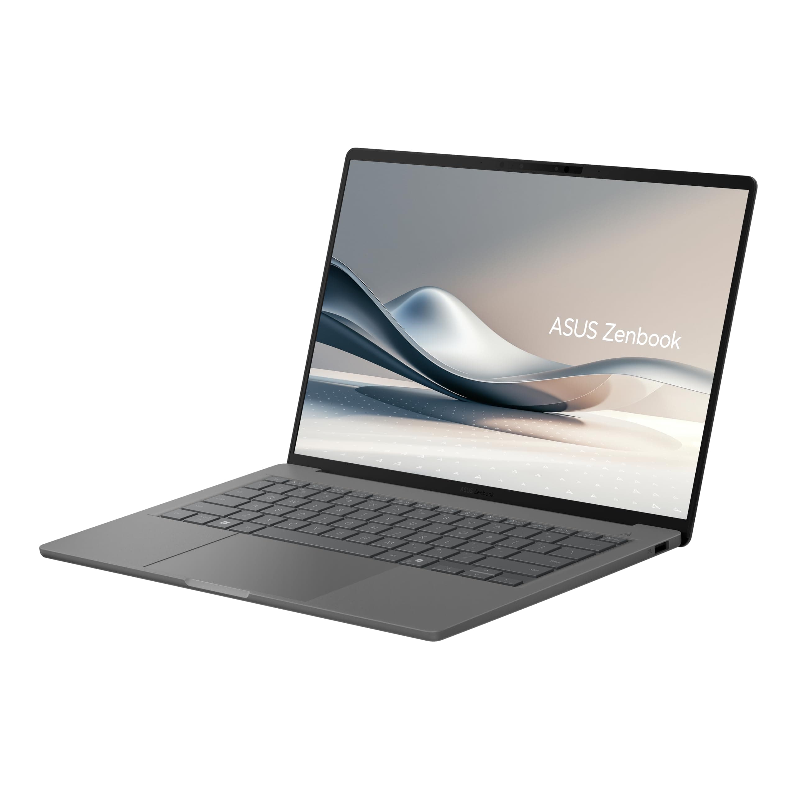 ASUS Zenbook A14 OLED UX3407QA Laptop | 14" WUXGA 16.10 OLED Display | QC Snapdragon X Plus X1-26-100 | 16 GB RAM | 1 TB SSD | QC Adreano GPU | Windows 11 | QWERTZ Tastatur | Iceland Gray Snapdragon X X1-26-100 14" Snapdragon X Plus X1-26-100 | 16 GB RAM Bild 6