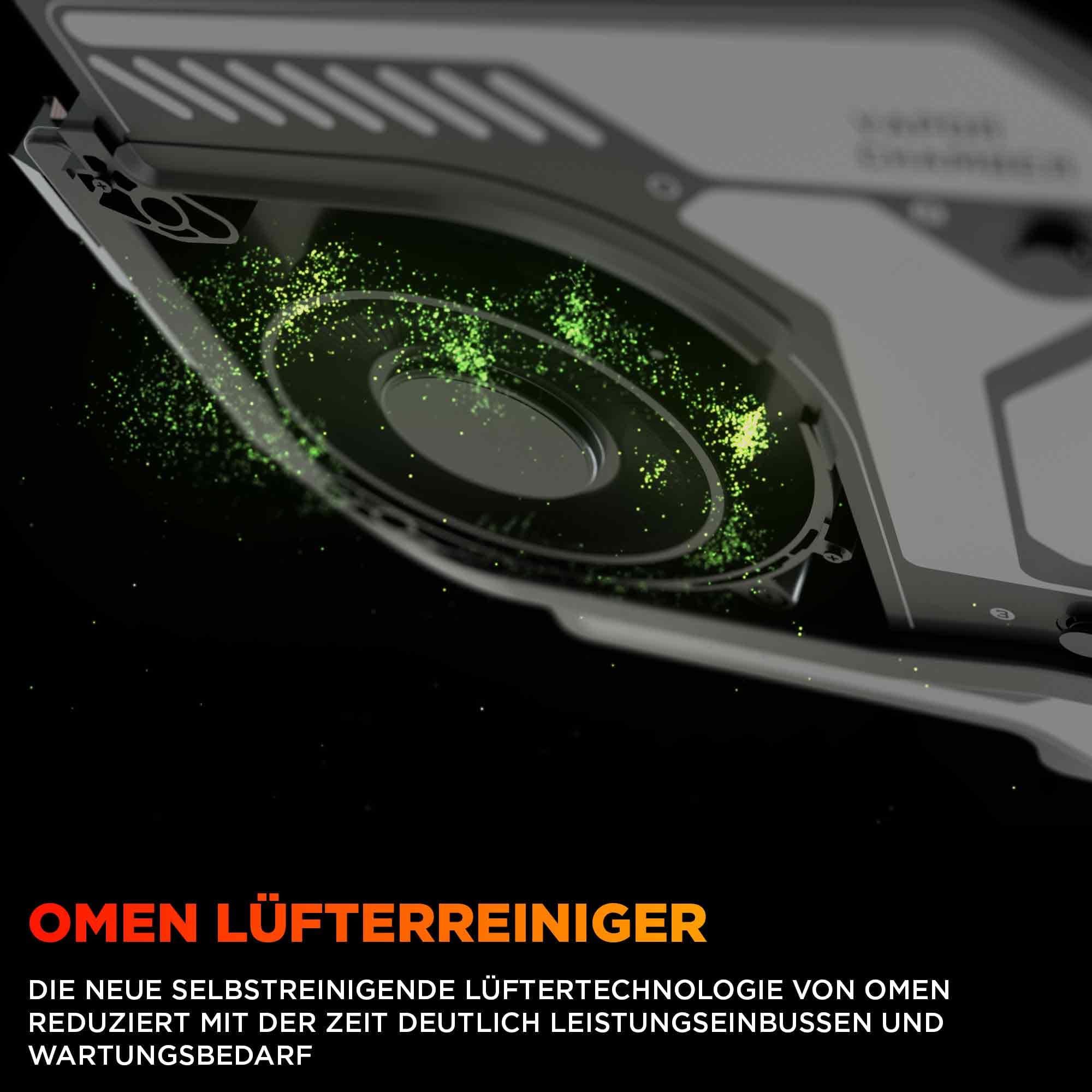 HP Omen Gaming Laptop (16" 2.5K Display, Intel Core Ultra 7, 32GB RAM, 1TB, Win11, QWERTZ) - Schwarz Intel Ultra 7-255HX NVIDIA GeForce RTX 5070 Ti 240 Hz WQXGA Bild 3