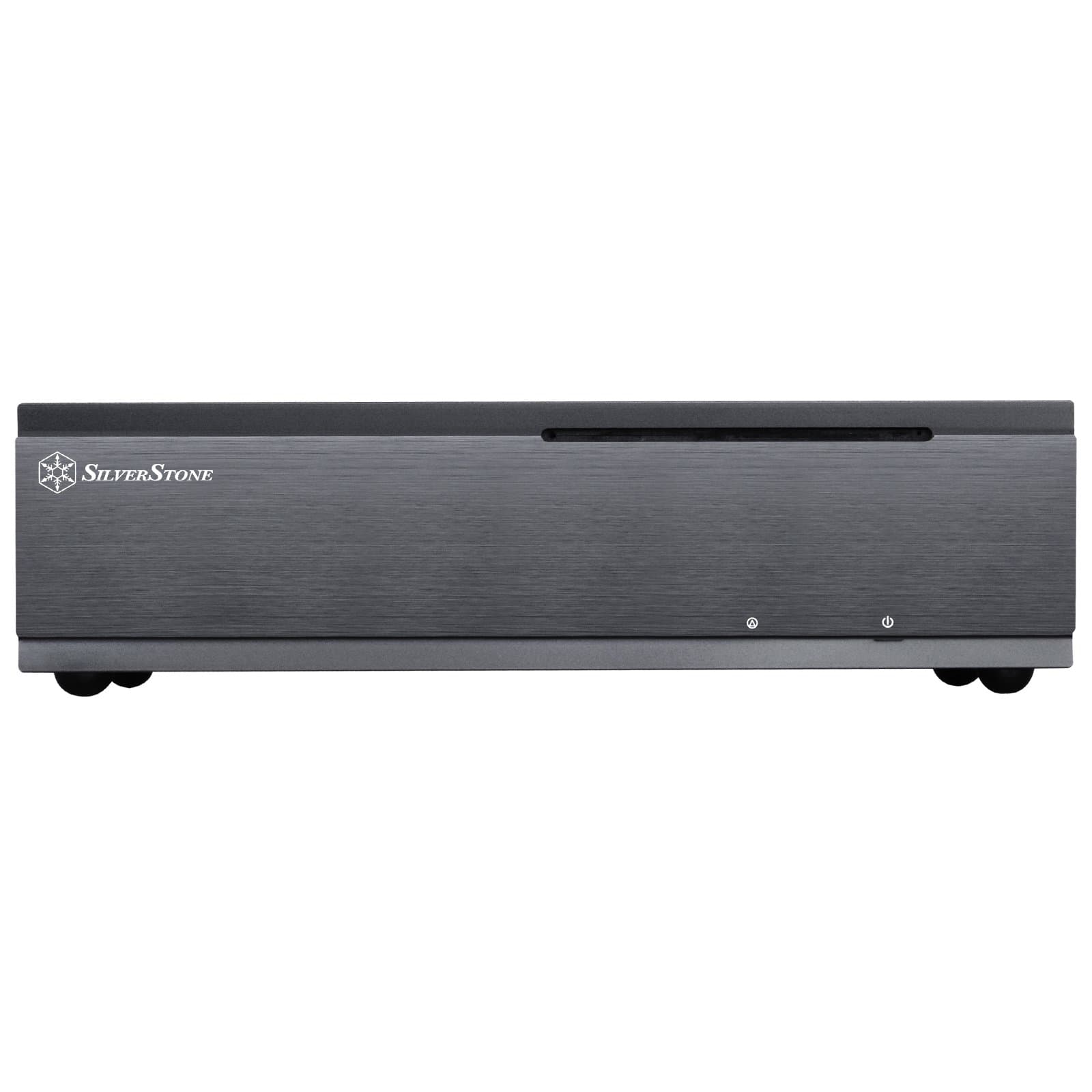 SilverStone SST-ML06B - Milo Mini-ITX kompaktes HTPC Desktop Gehäuse, schwarz Bild 5