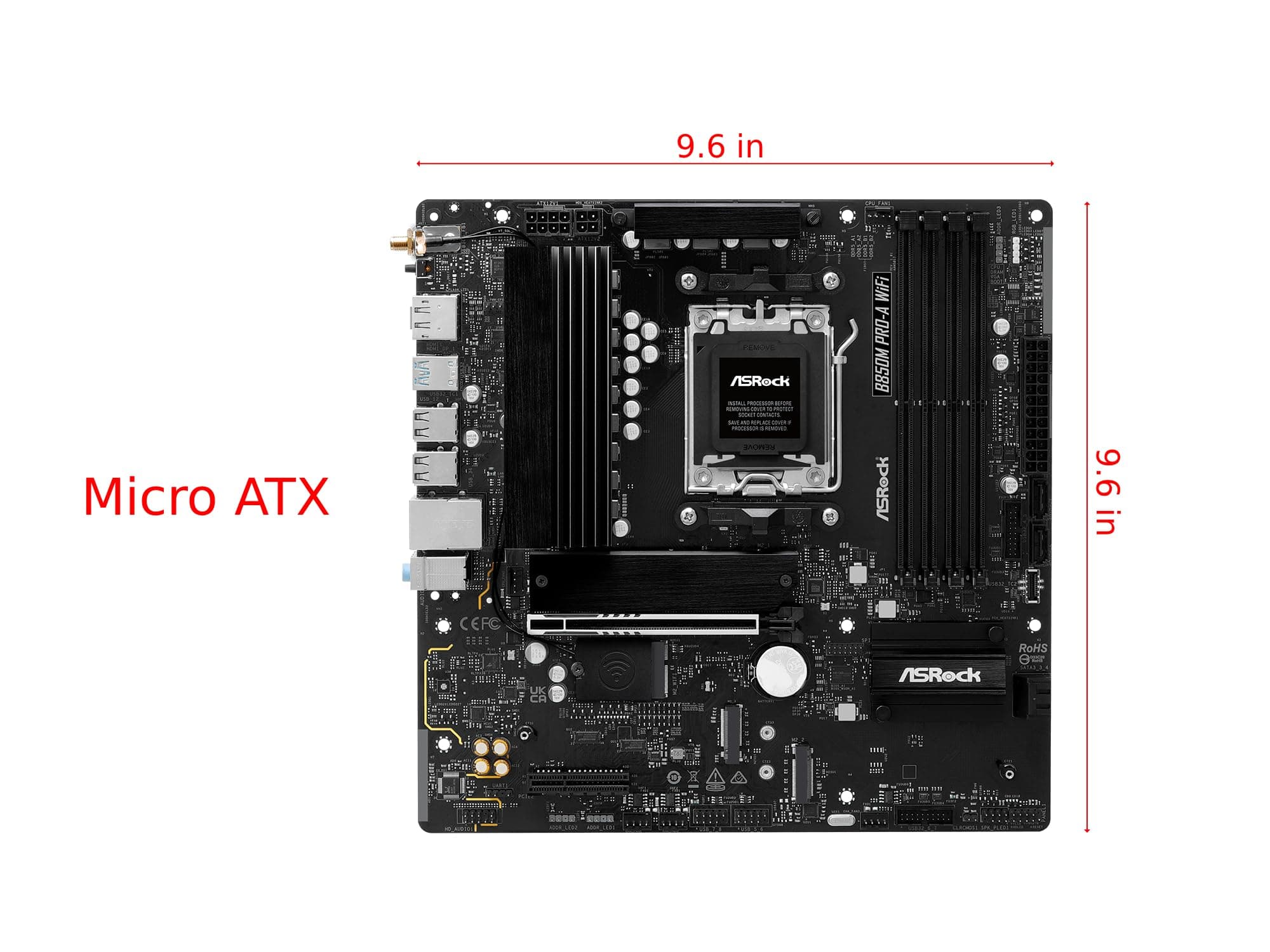MB ASRock AMD AM5 B850M Pro-A WiFi Bild 4