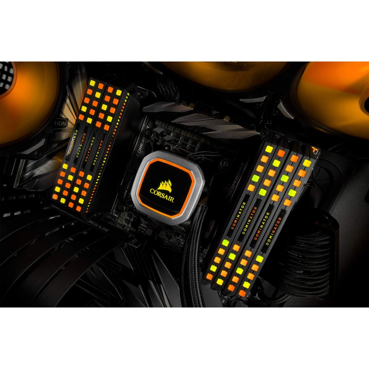 Corsair Dominator Platinum RGB 16 GB (2 x 8 GB) DDR4 3200 (PC4-25600) C16 Arbeitsspeicher – Schwarz 2 x 8 GB Schwarz Bild 7