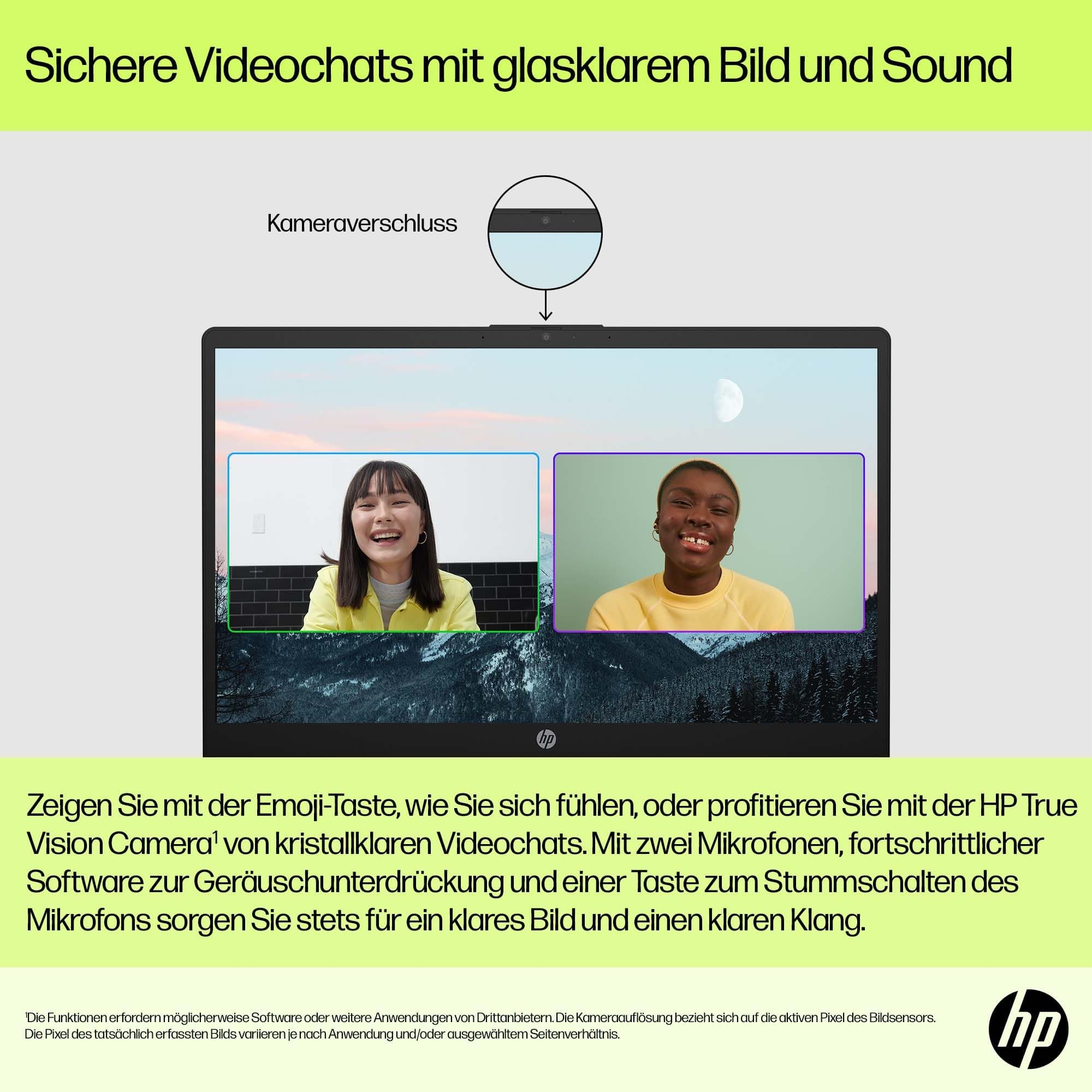 HP Laptop | 15,6" FHD Display | Intel Core i3-N305 | 8 GB DDR4 RAM | 512 GB SSD | Intel UHD Graphics | Windows 11 Home | QWERTZ | Jet Black Intel Core i3-N305 8 GB DDR4 RAM + 512 GB SSD Schwarz mit Copilot Key Bild 5