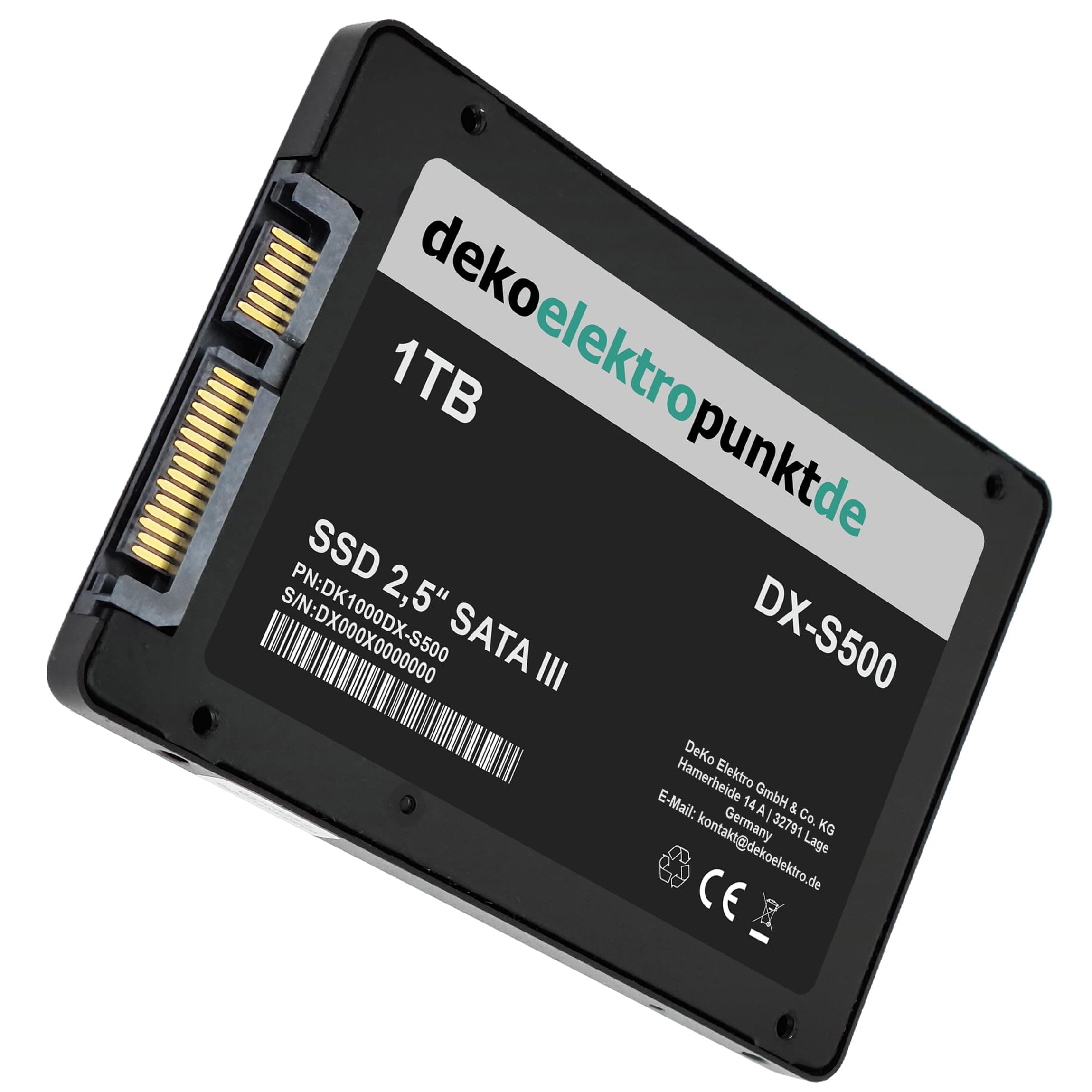 1TB SSD Festplatte passend für MSI MAG Z590 Tomahawk WiFi Mainboard, Alternatives Ersatzteil 2,5" Zoll SATA3 Bild 7