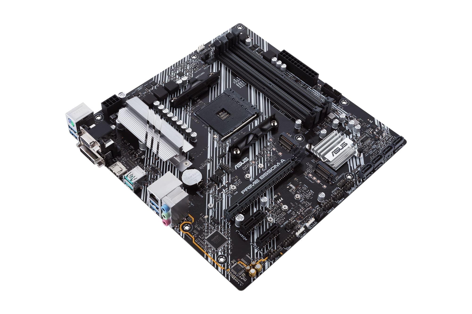 ASUS Prime B550M-A Gaming Mainboard Sockel AM4 (Micro ATX, Ryzen, PCIe 4.0, 2X M.2, 1Gbit/s-Ethernet, SATA 6Gbit/s, USB 3.2 Gen 2 Typ-A, Unterstützung für Aura Sync RGB Header) Bild 7