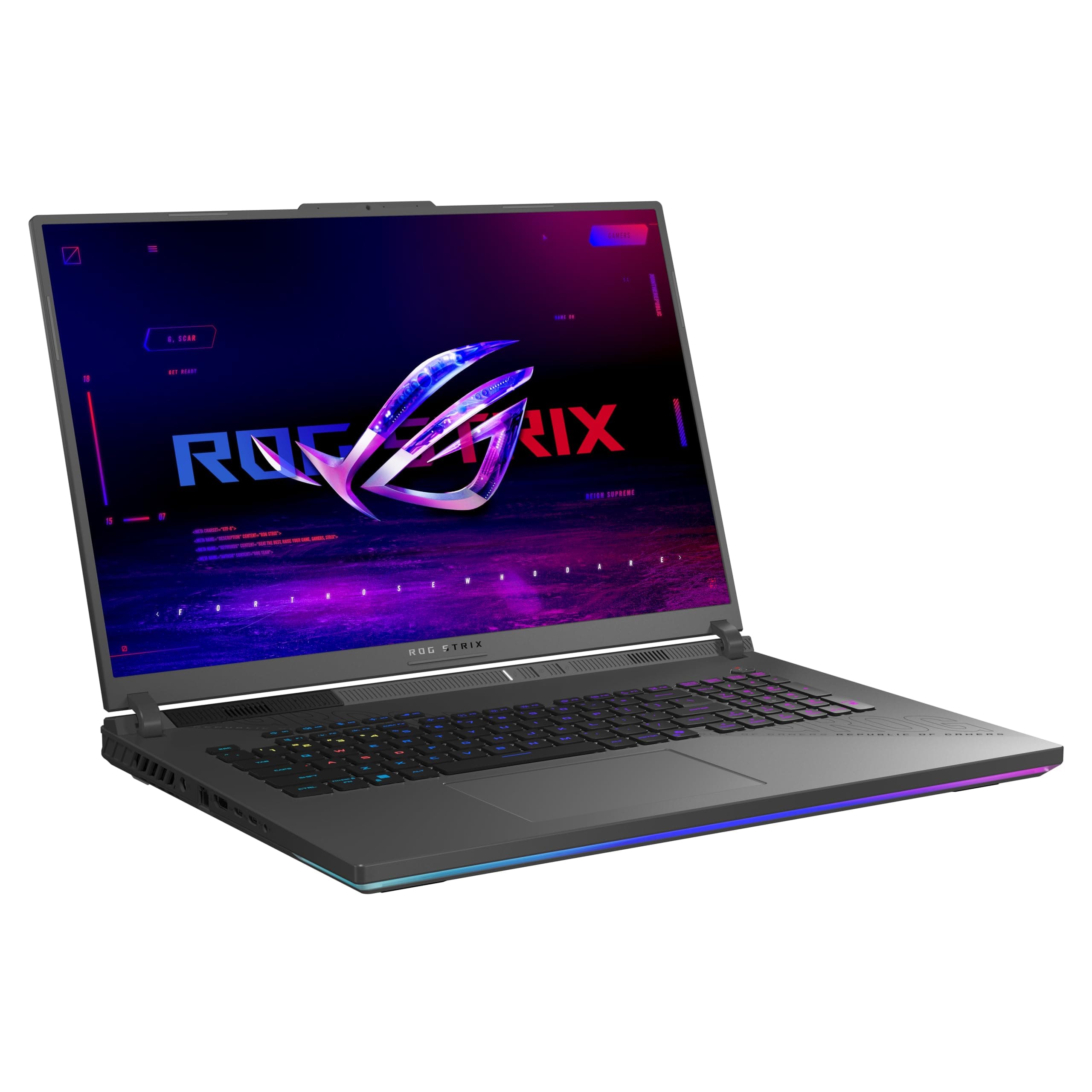 ASUS ROG Strix G18 G814FP Laptop | 18" 2,5K 240Hz/3ms 16:10 IPS Display | AMD Ryzen 9 9955HX | 32GB RAM | 1TB SSD | NVIDIA RTX 5070 | Win11 Home | QWERTZ | Eclipse Gray | 3Monate GamePass AMD Ryzen 9 9955HX | 32GB RAM | 1TB SSD | NVIDIA RTX 5070 18" Bild 2
