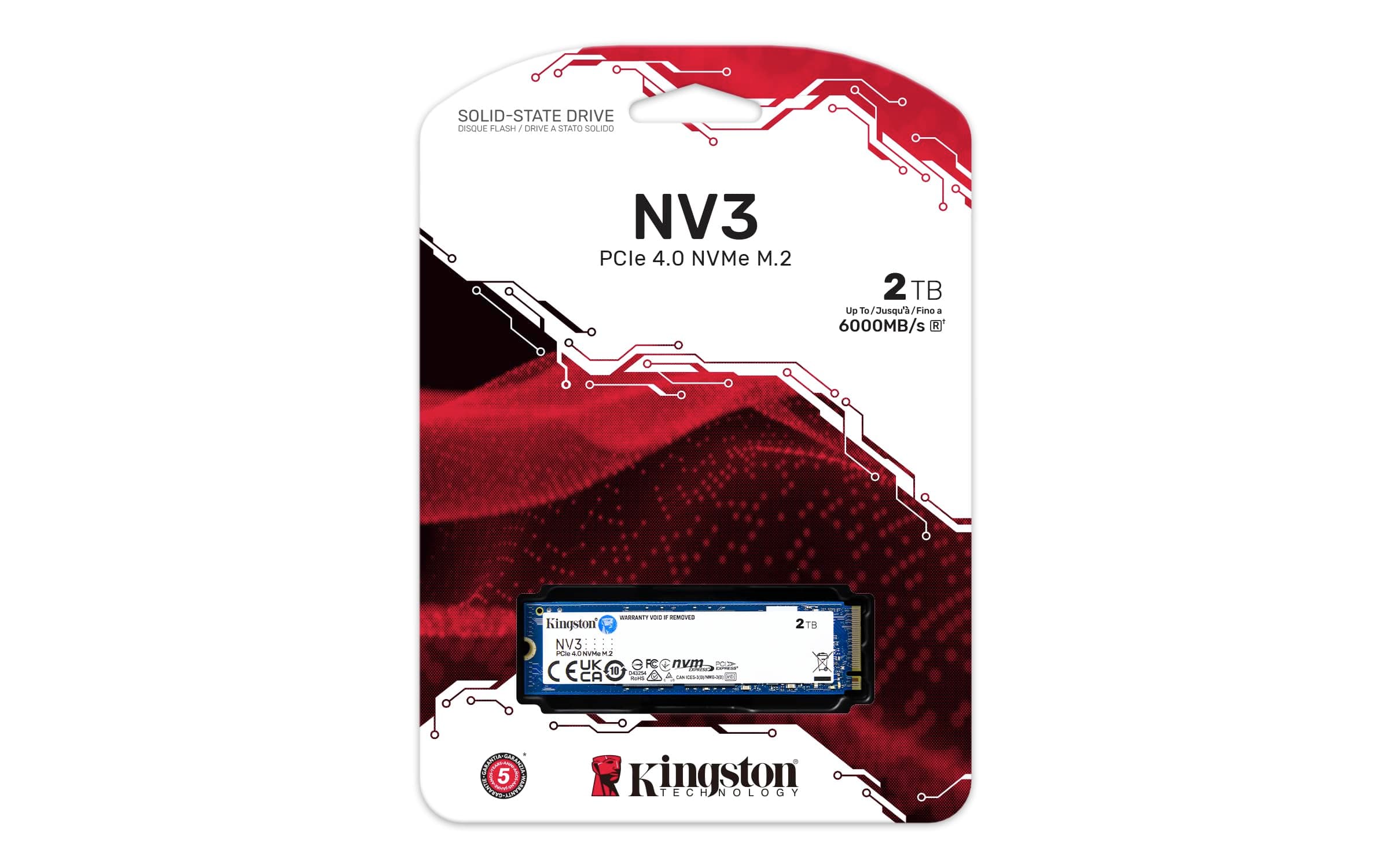 Kingston NV3 NVMe PCIe 4.0 Interne SSD 2TB M.2 2280-SNV3S/2000G 2TB 2280 Bild 6