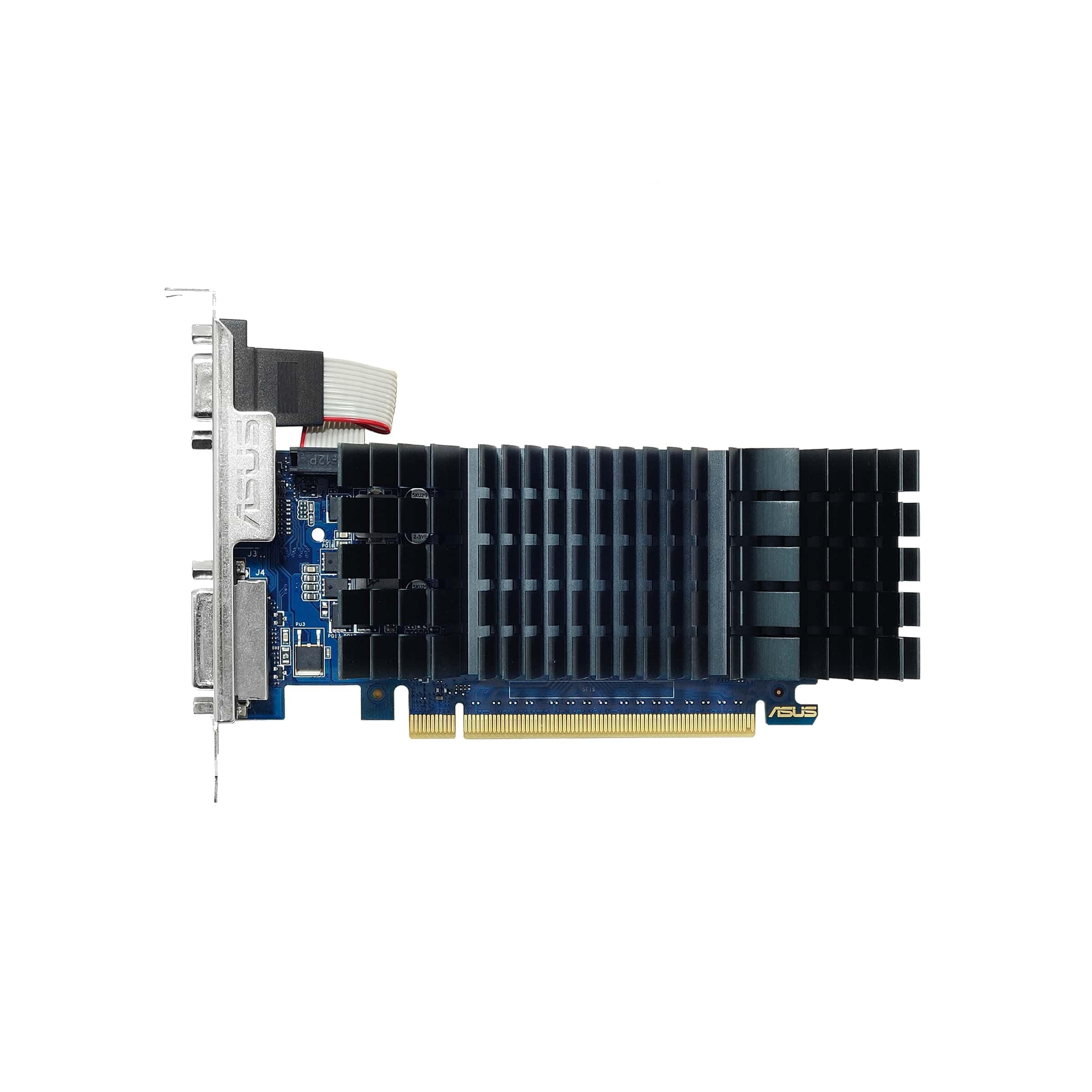 ASUS GeForce GT 730, 2GB GDDR5, Nvidia - Low-Profile-Grafikkarte (0dB Passivkühlung, GPU Tweak II, VGA, DVI, HDMI, GT730-SL-2GD5-BRK), 2 GB GDDR5 Grafikkarte (0dB Passivkühlung) Bild 3
