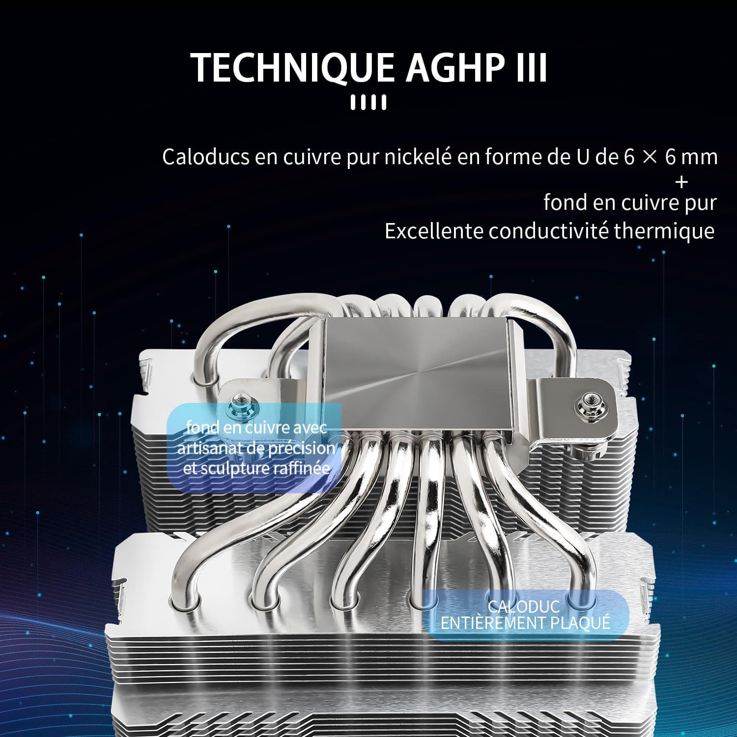 Thermalright Peerless Assassin 120 SE CPU Luftkühler, 6 Heat Pipes CPU Kühler, Dual 120mm PWM Lüfter,Aluminium Kühlkörper Abdeckung,AGHP Technologie, für AM4/AM5/Intel LGA1851/1700/1150/1151/1200 PA120 SE Bild 5