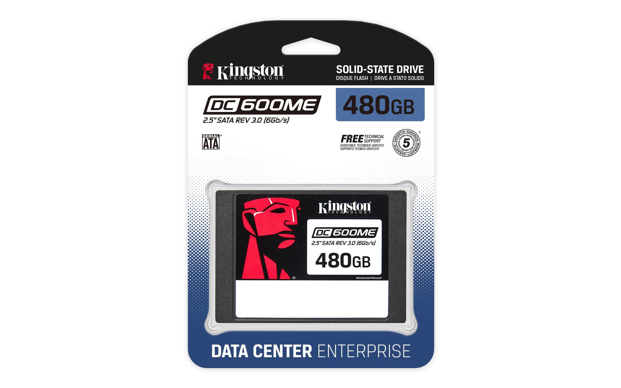 Kingston DC600ME SSD 2.5" 480GB (gemischte Nutzung) Enterprise SATA SSD - SEDC600ME/480G Bild 6