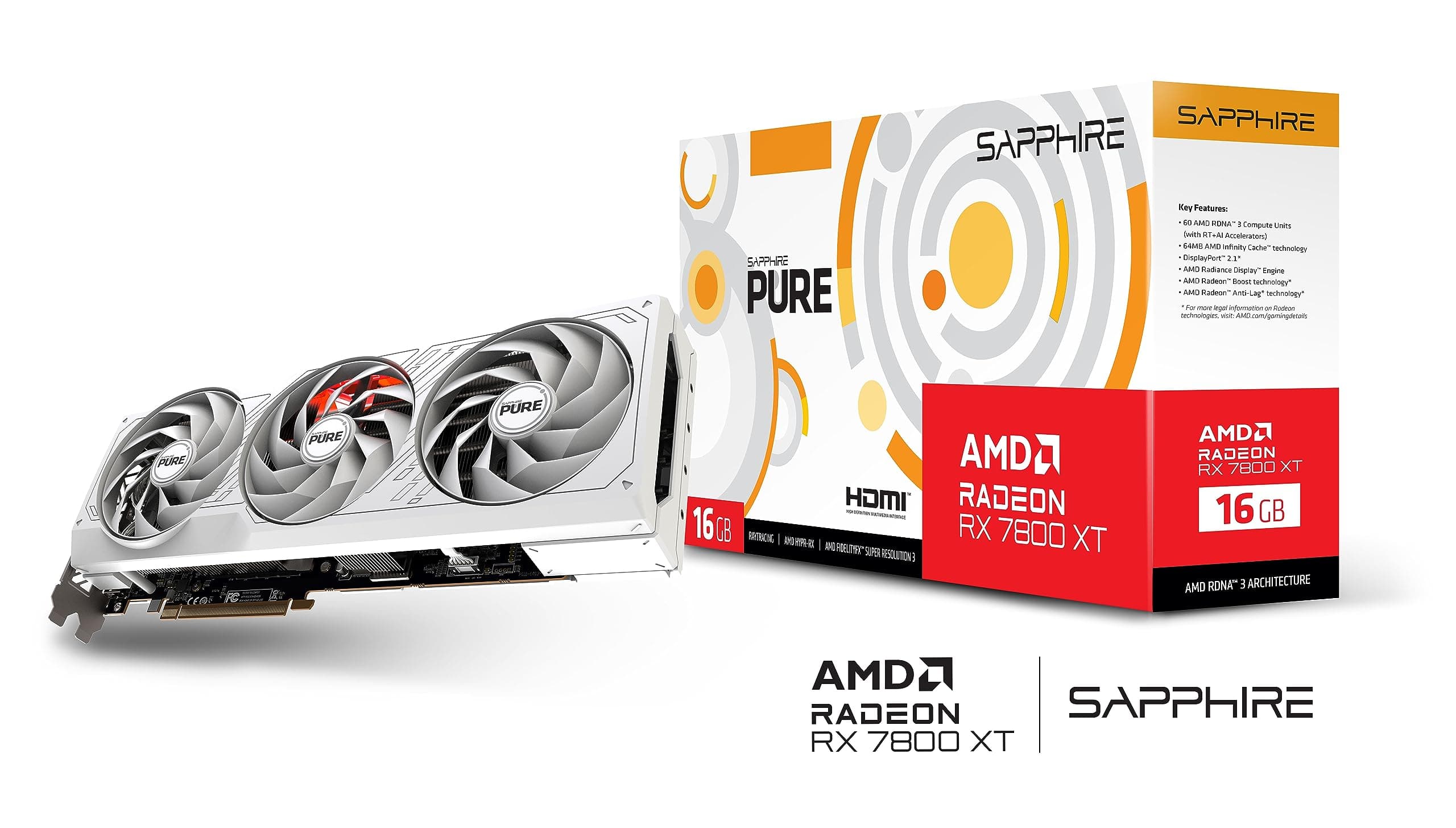 Sapphire PURE AMD RADEON RX 7800 XT GAM 16.384 MB GDDR6 Bild 6