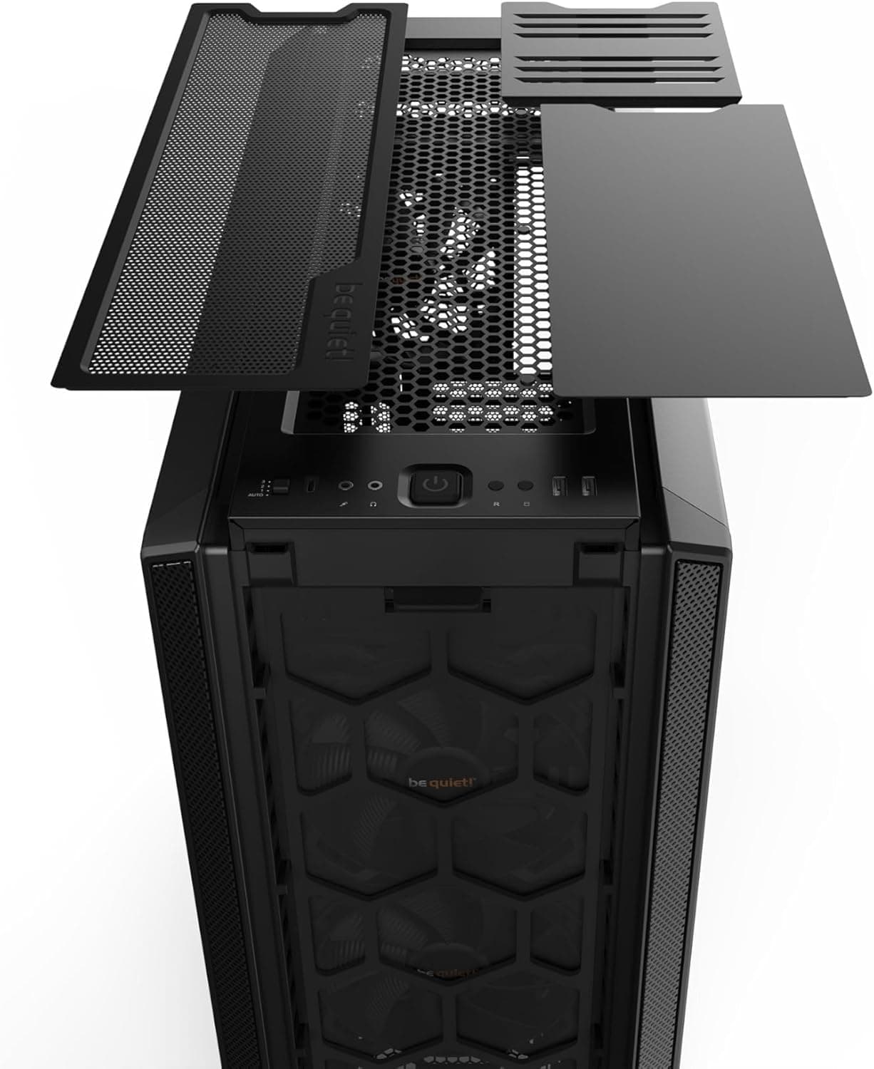 be quiet! Silent Base 802 Window Black PC-Gehäuse, 3X Pure Wings 2 140mm, 2 austauschbare Top- und Frontcover, entkoppeltes Mainboardtray Bild 7