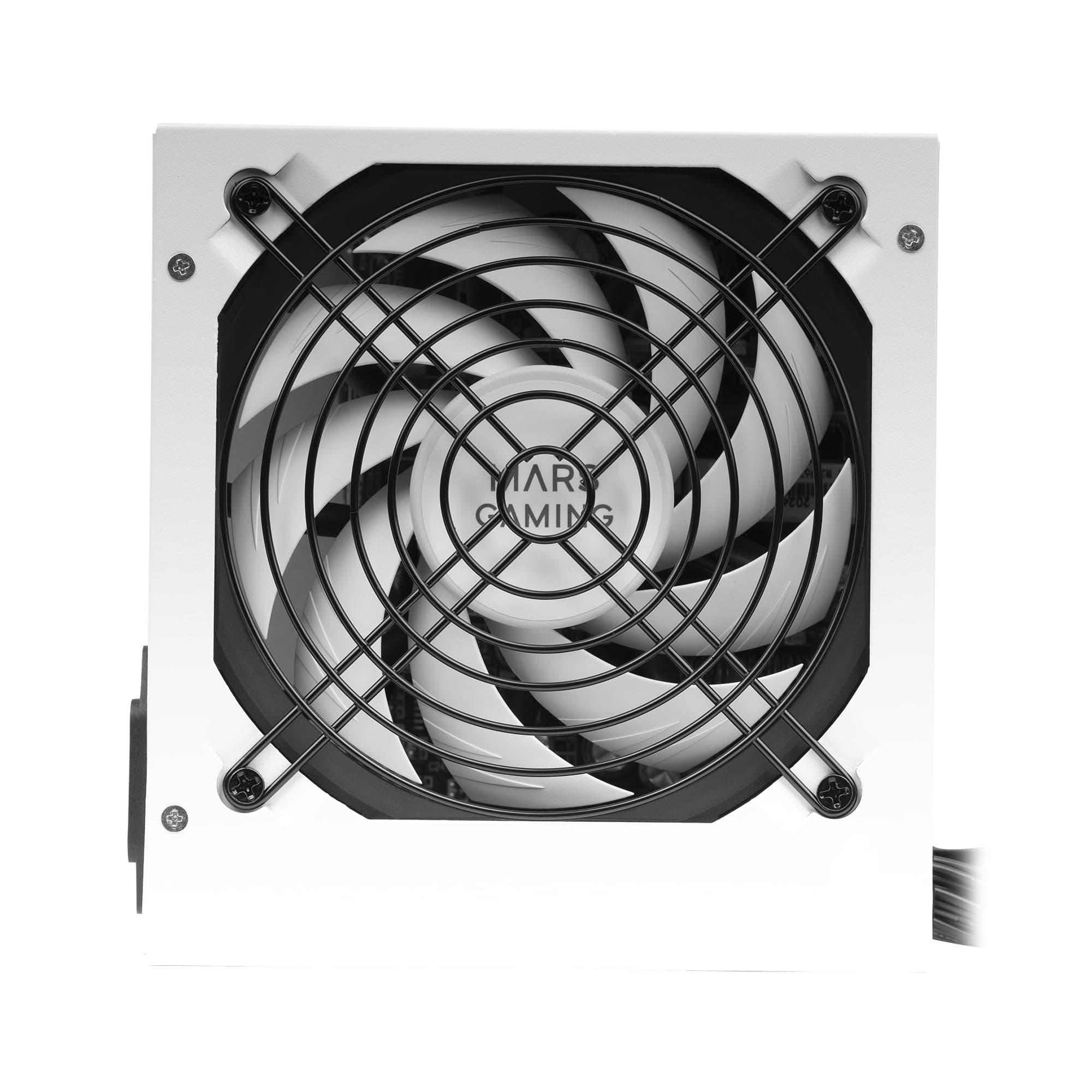 Mars Gaming MPIII850, PC-Netzteil ATX 850W, 5 Jahre Garantie, 85% Effizienz, Digitales APFC-System, 120mm FDB-Lüfter mit AI-RPM, DC-DC- und SMD-Technologien, Extra Lange Flachkabel, Weiß MPIII850W Bild 8