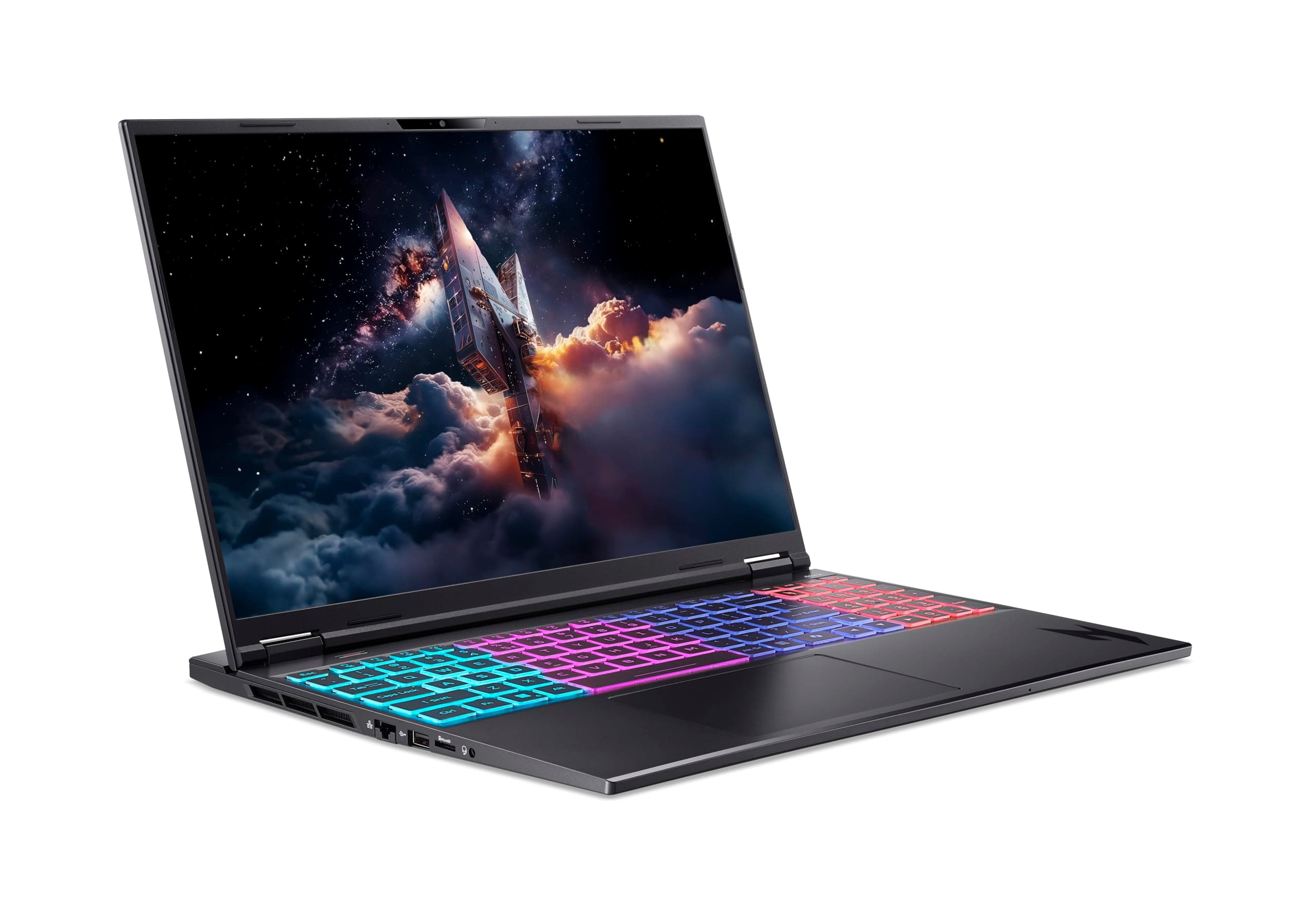 Acer Nitro 16S AI (AN16S-61-R5MK) Gaming Laptop, 16" WQXGA IPS 180Hz Display, AMD Ryzen AI 9 365, 32 GB RAM, 2 TB GB SSD, NVIDIA GeForce RTX 5070 Ti, Windows 11, QWERTZ Tastatur, schwarz Bild 3