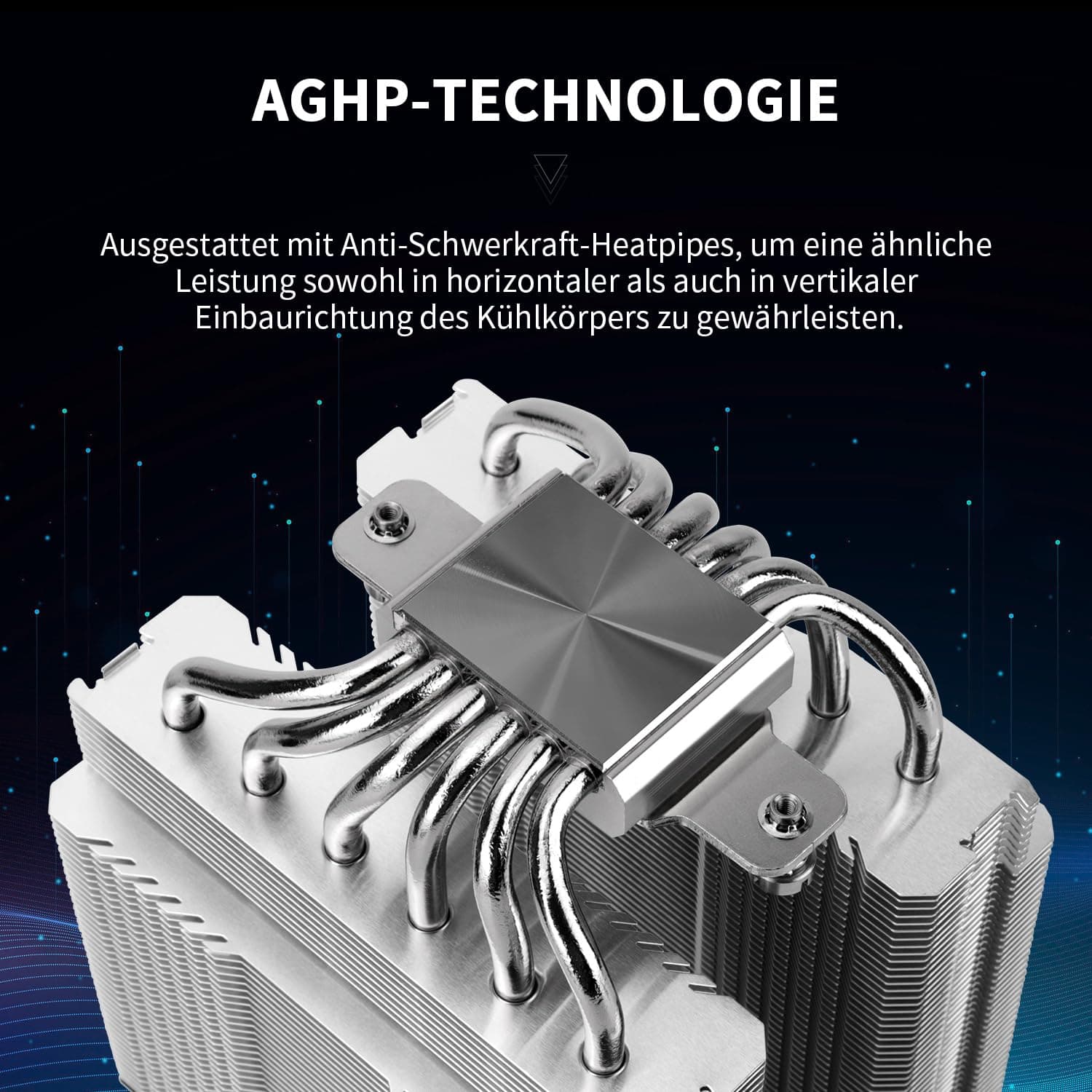 Thermalright Peerless Assassin 120 ARGB Schwarz V3 CPU Luftkühler,6 Heatpipes CPU-Kühler, Dual CPU-Lüfter,Schwarze obere Abdeckung,für AM4/AM5,Intel lga1851/1700/115X/1200, PC-Kühlkörper Kühler PA120 ARGB Black V3 Bild 3