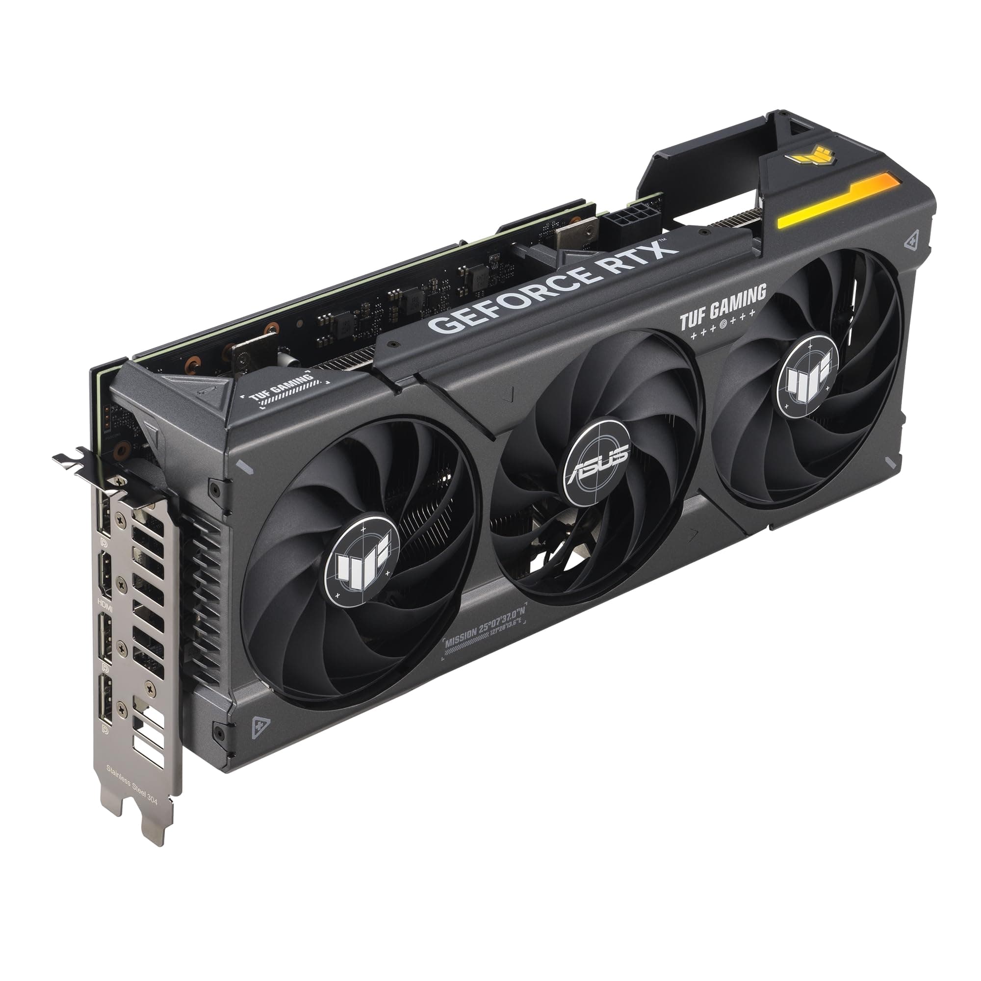 ASUS TUF Gaming GeForce RTX 4070 12GB GDDR6X OC Edition Gaming Grafikkarte (NVIDIA GeForce RTX4070 DLSS 3, PCIe 4.0, 1x HDMI 2.1, 3X DisplayPort 1.4a, TUF-RTX4070-O12G-GAMING) Bild 7