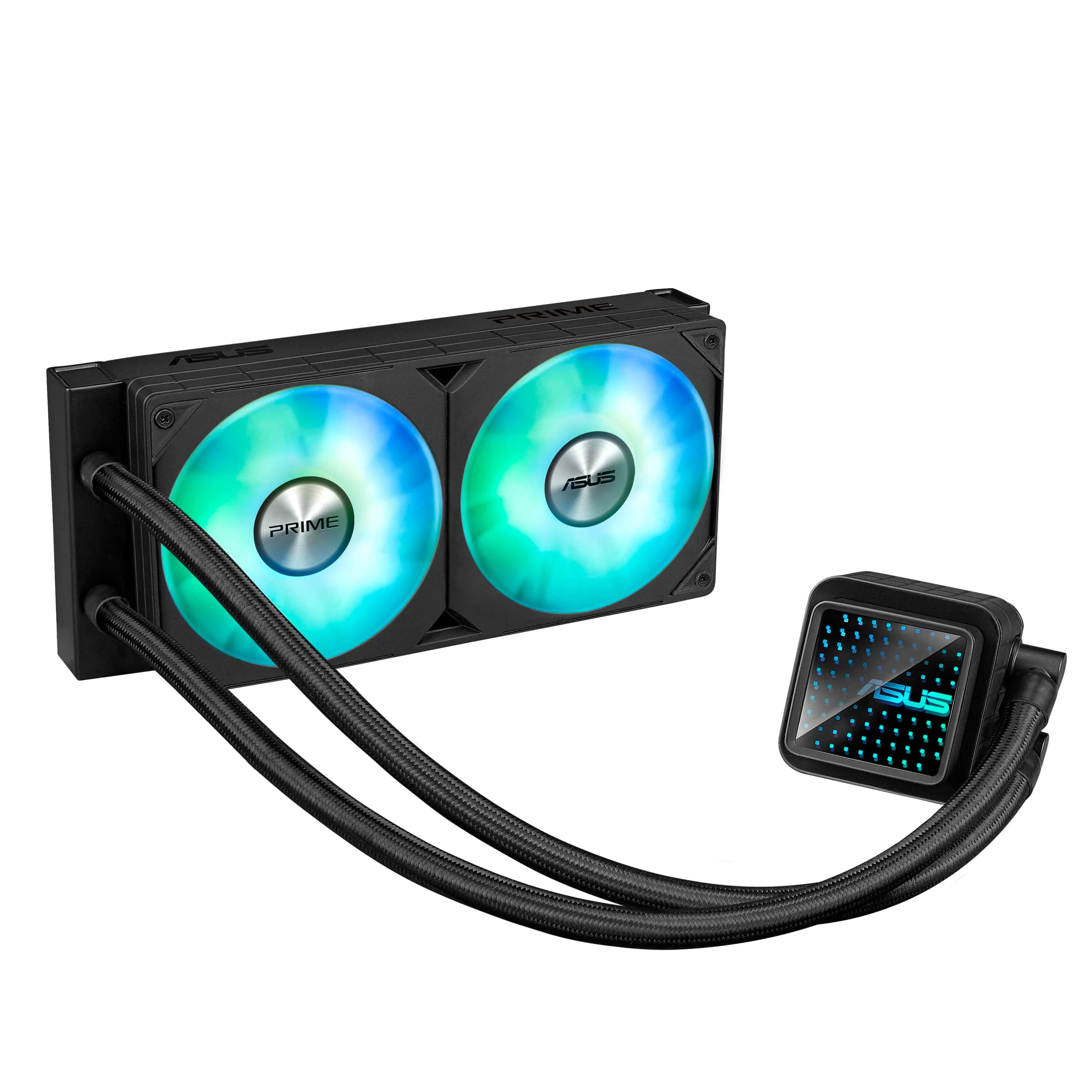 ASUS Prime LC 240 ARGB All-in-One-Flüssig-CPU-Wasserkühlung (zwei ARGB Lüfter, anpassbarer Infinity-Spiegel, 400 mm Schläuche, CPU-Sockel Intel LGA 1851, 1700, 1200, 115X, AMD AM5, AM5 Bild 7