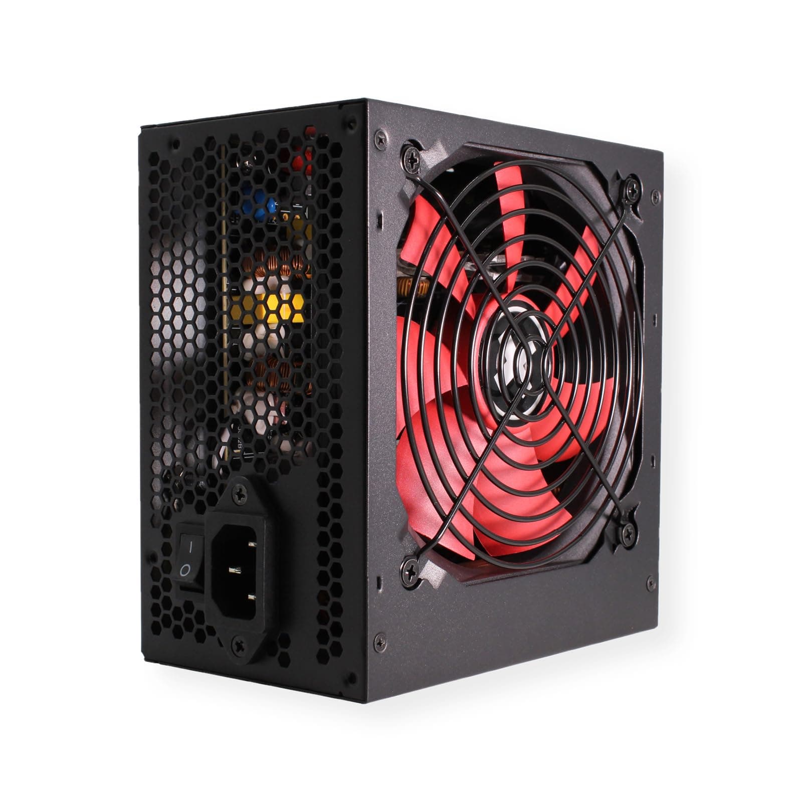 Xilence XP600R6 PC Netzteil, 600W Peak Power, ATX, rot/schwarz Bild 6