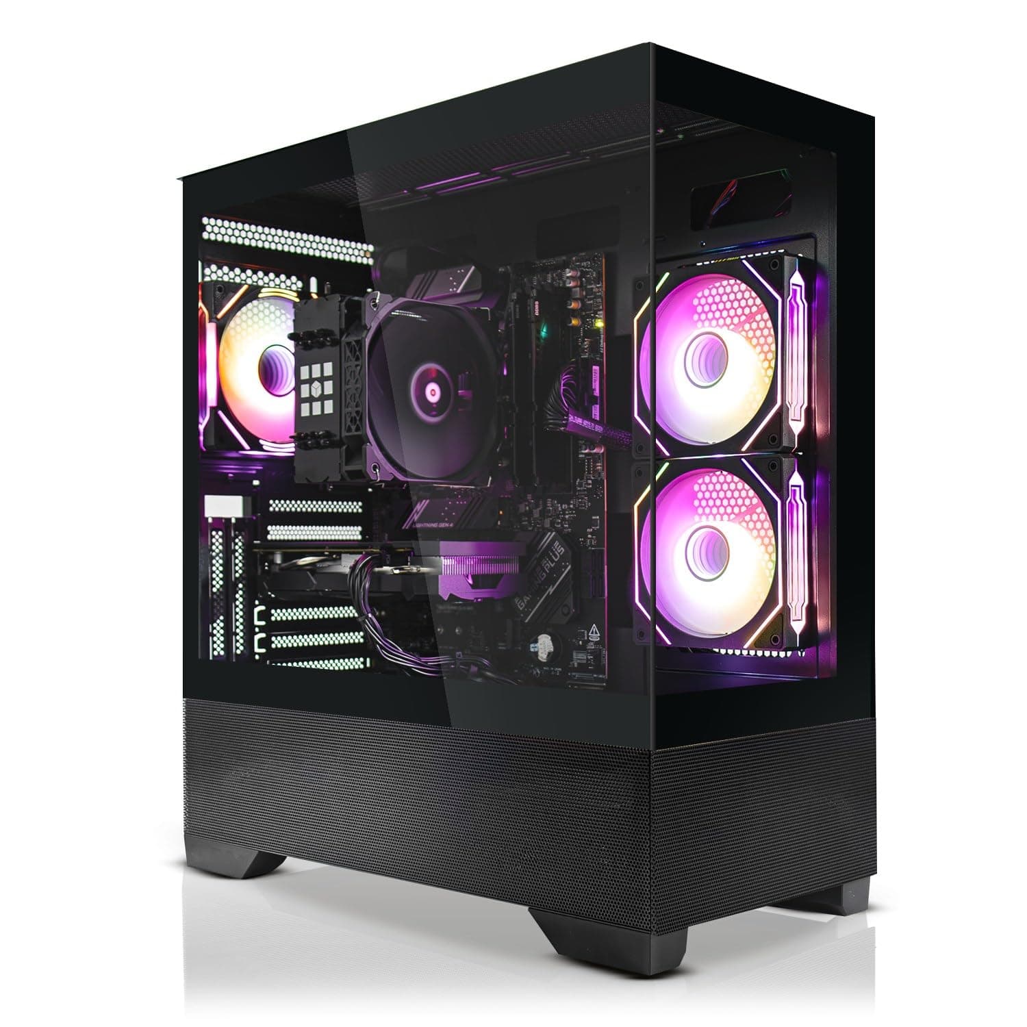 SYSTEMTREFF High-End Gaming PC AMD Ryzen 7 7800X3D 8x5GHz | Nvidia RTX 5070 12GB DX12 | 1TB M.2 NVMe | 32GB DDR5 RAM | Windows 11 | WLAN Desktop Computer Rechner für Gamer, Zocker & Streamer