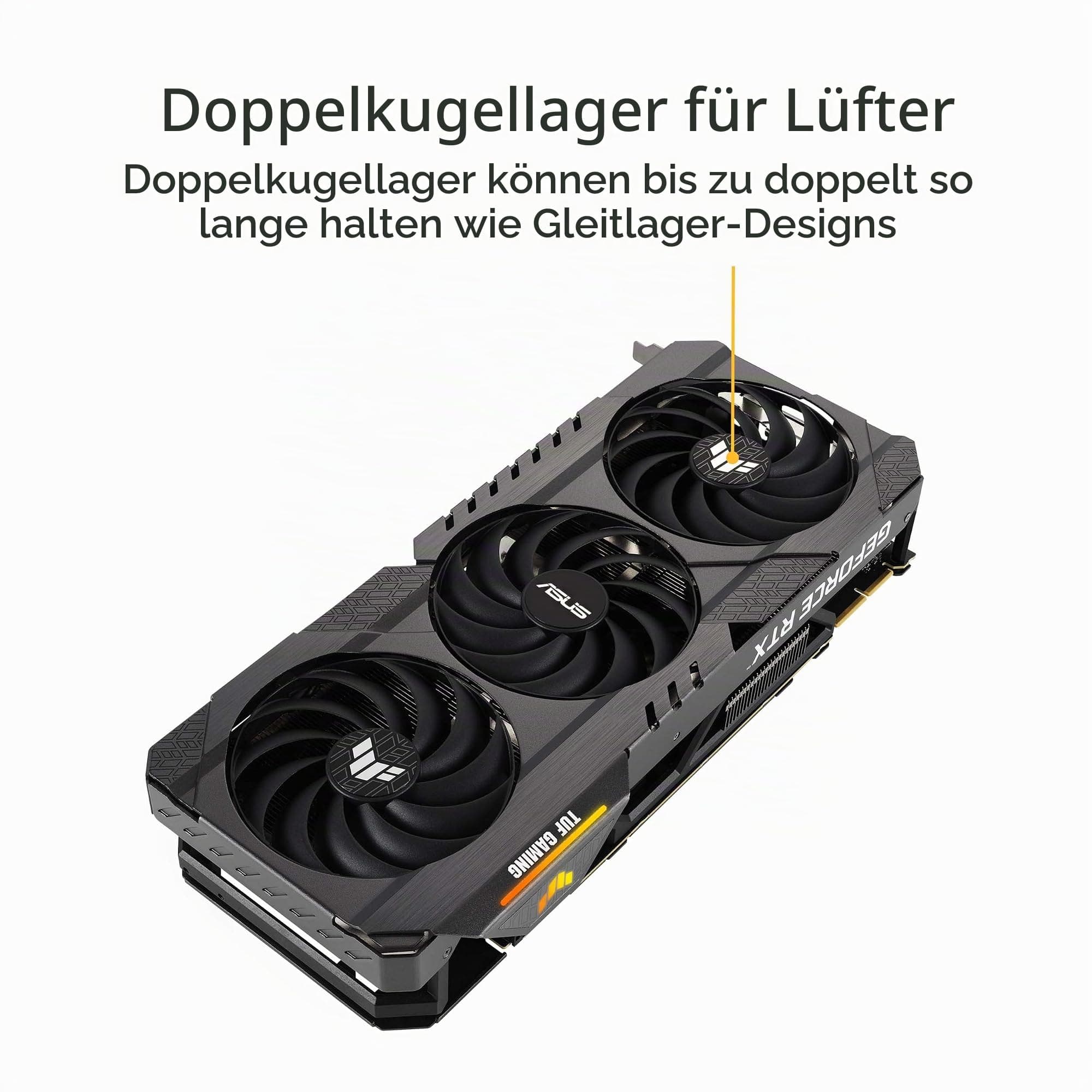 ASUS TUF GeForce RTX 3090 Ti 24GB GDDR6X Gaming Grafikkarte (Nvidia Ampere, PCIe 4.0, DLSS, Raytracing, GDDR6X Speicher, 2X HDMI 2.1, 3X DisplayPort 1.4a, TUF-RTX3090TI-24G-GAMING), 90YV0HC3-M0NA00 Bild 7