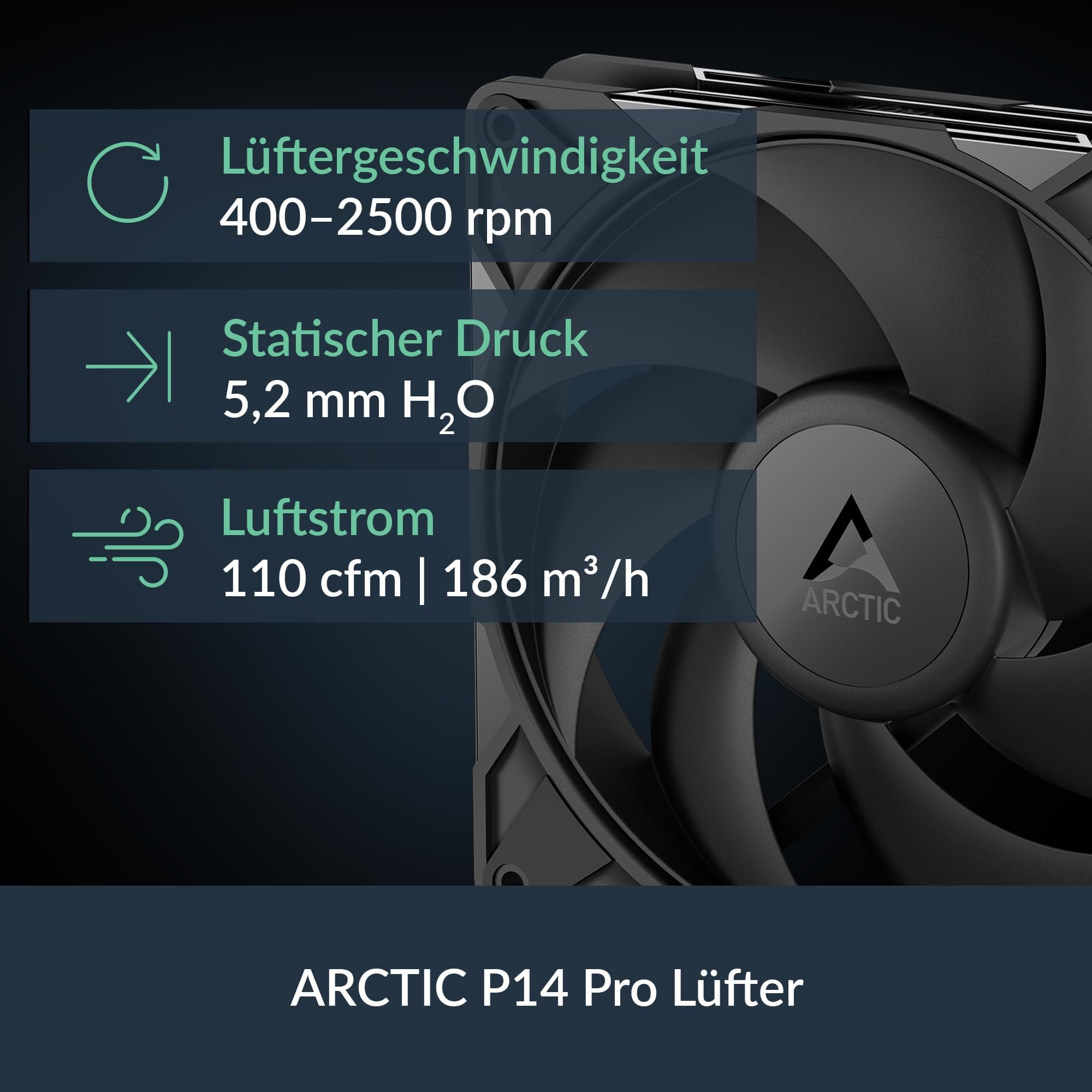 ARCTIC Liquid Freezer III Pro 280 - Wasserkühlung PC, AIO CPU Wasserkühler, 2x140 mm, 38 mm Radiator, PWM-Pumpe, VRM-Lüfter, AMD AM5/AM4, Intel LGA1851/1700 Contact Frame - Schwarz Bild 8