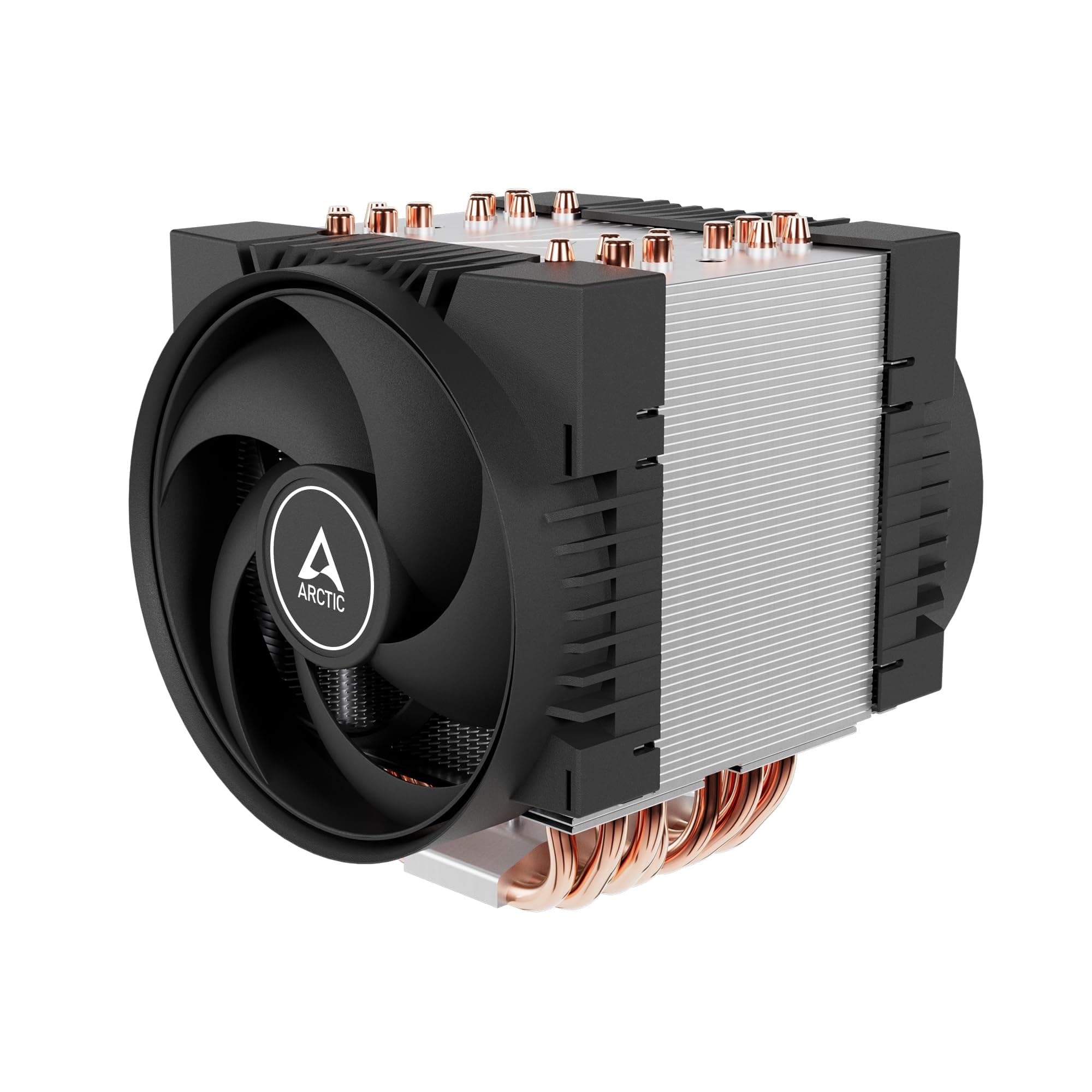 ARCTIC Freezer 4U-SP5 - Server CPU Kühler für AMD SP5, 4U & UP, AMD EPYC, 2 x 120 mm Lüfter, 300–3300 rpm, 4-poliger PWM-Anschluss, 10 Heatpipes, LGA6096