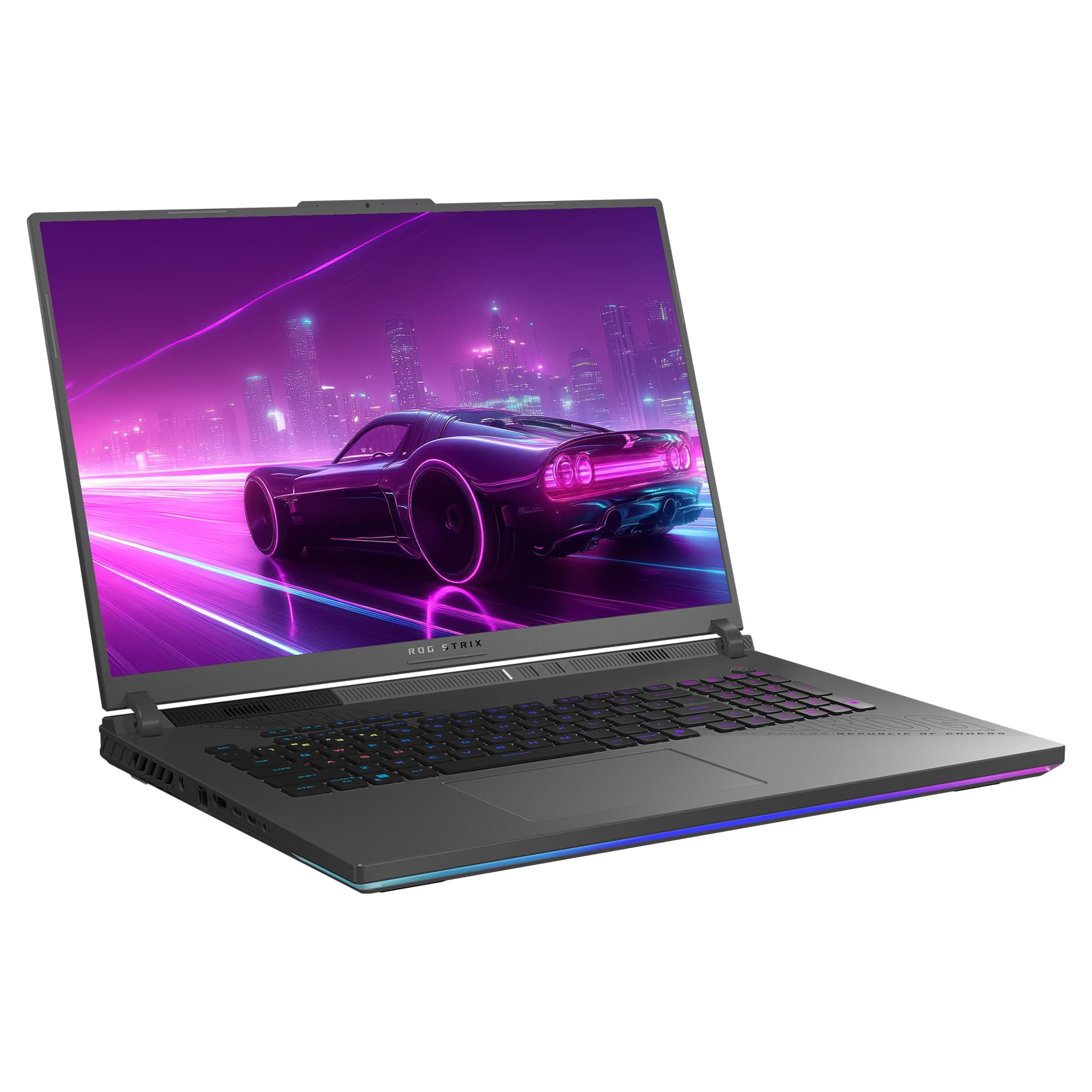 ASUS ROG Strix G18 Gaming Laptop, AMD Ryzen 9-8940HX, 32 GB DDR5 RAM, 2 TB PCIe SSD, 18" WUXGA (1920x1200) Display, Nvidia GeForce RTX 5070 Graphics, RGB QWERTZ Tastatur, Windows 11 Home, Grau 32 GB RAM | 2 TB SSD Windows 11 Home Bild 2