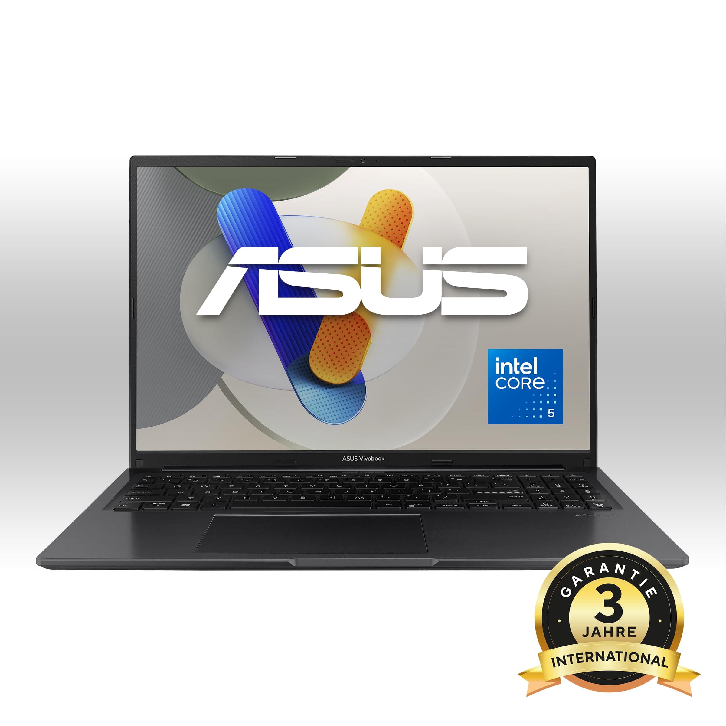 ASUS Vivobook 16 X1605VA Laptop | 16" WUXGA 16:10 IPS Display | Intel Core 5 120U | Intel Iris Xe | 16GB RAM | 512GB SSD | Win11 Home | QWERTZ | Indie Black Core 5 120U 16GB RAM / 512GB SSD 16" Bild 7