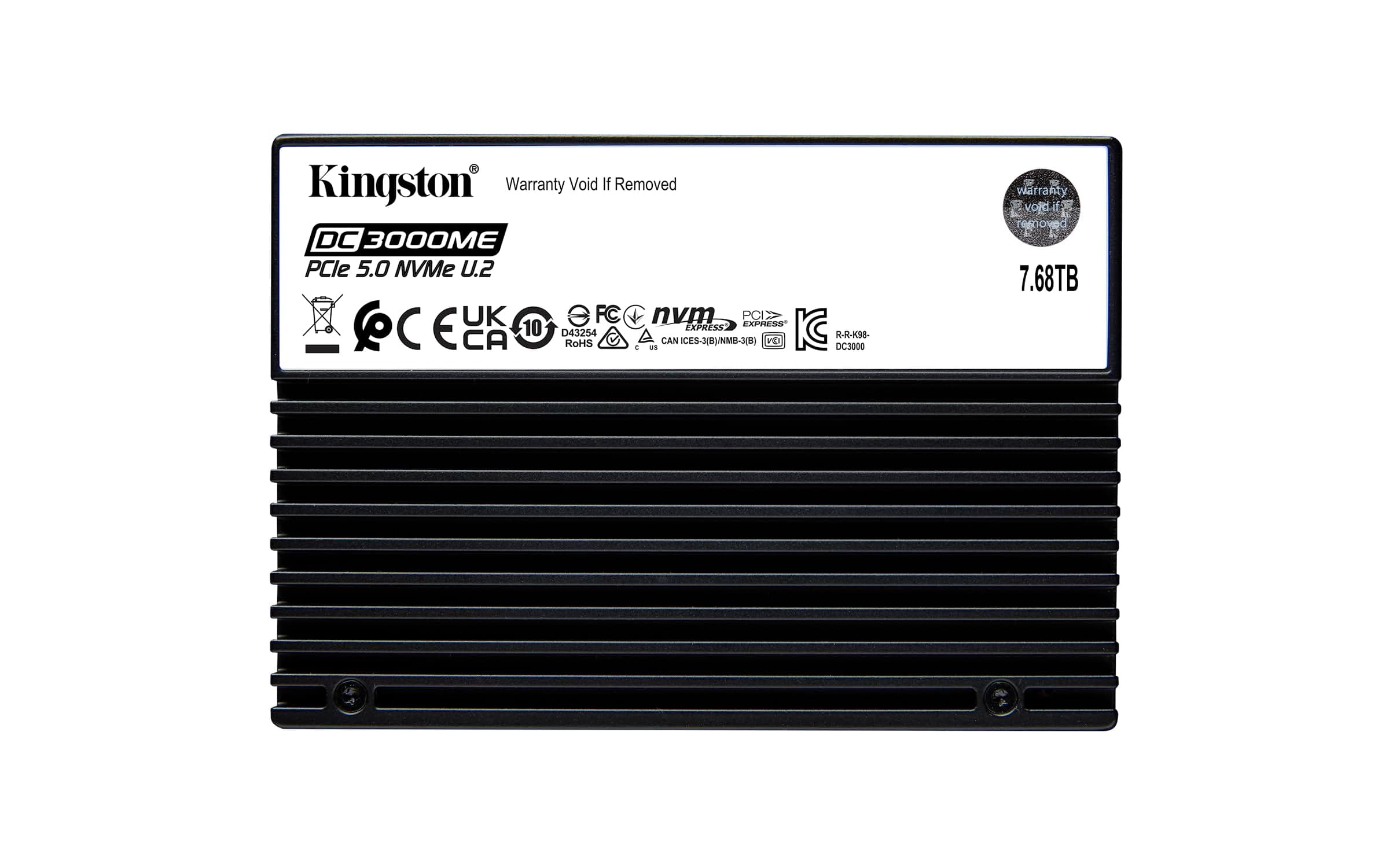 Kingston 7,68TB DC3000ME U.2 PCIe 5.0 NVMe TCG Opal Enterprise Gen5 SSD-SEDC3000ME/7T6 Bild 2