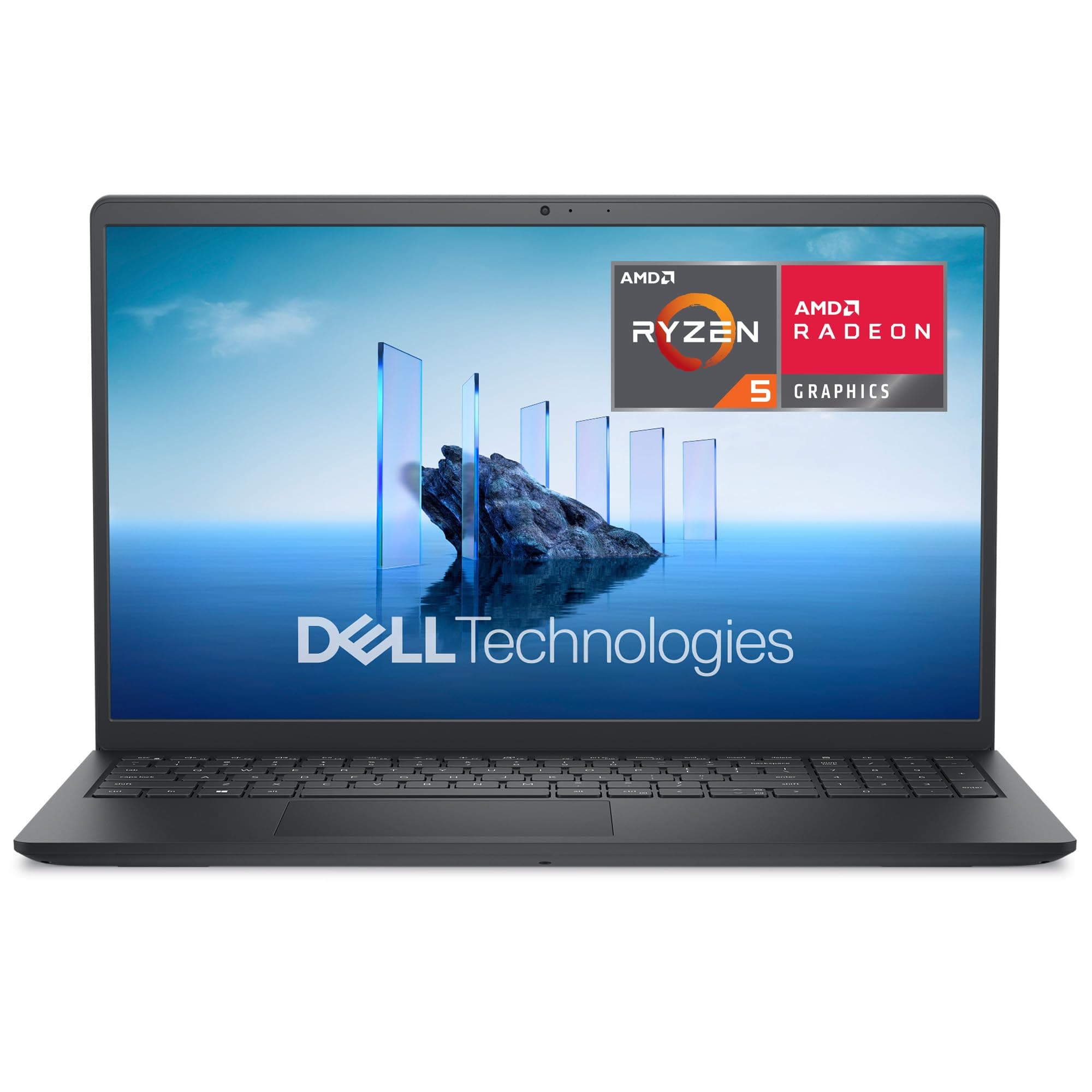 Dell 15 Laptop DC15255 15.6" FHD (1920 x 1080) 120Hz, AMD Ryzen 5 7520U, Radeon 610M Graphics, 8GB LPDDR5 RAM, 512GB SSD, Windows 11 Home, QWERTZ Backlit Keyboard - Black Ryzen 5 7520U 8 GB 512GB