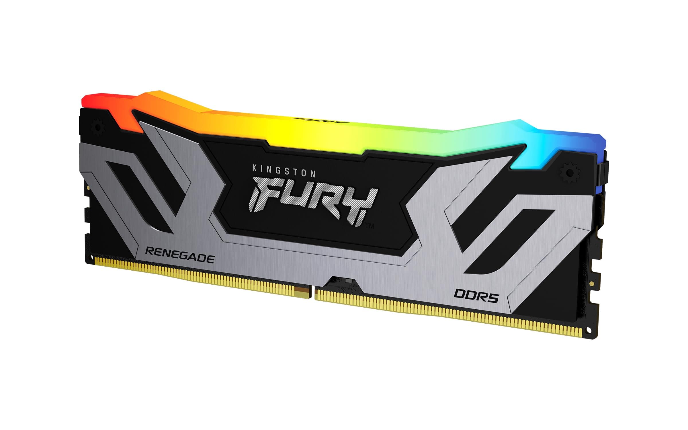 Kingston FURY Renegade Silber RGB XMP 24GB 8400MT/s DDR5 CL40 CUDIMM Desktop Gaming Speicher - KF584CU40RSA-24 Bild 2