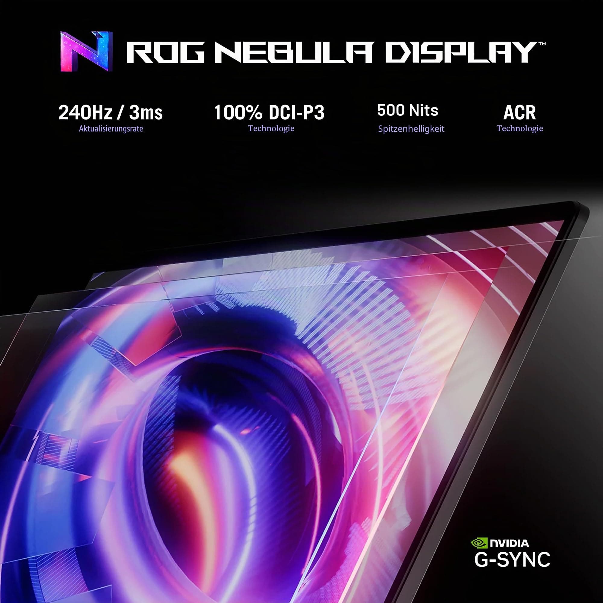 ASUS ROG Strix G18 (2025) Gaming Laptop, 18 Zoll ROG Nebula 16:10 2.5K 240Hz/3ms, NVIDIA® GeForce RTX™ 5070, Intel® Core™ Ultra 9 275HX, 32GB DDR5-5600, 2TB PCIe Gen 4 SSD Wi-Fi 7, Windows 1 1 Pro Bild 3