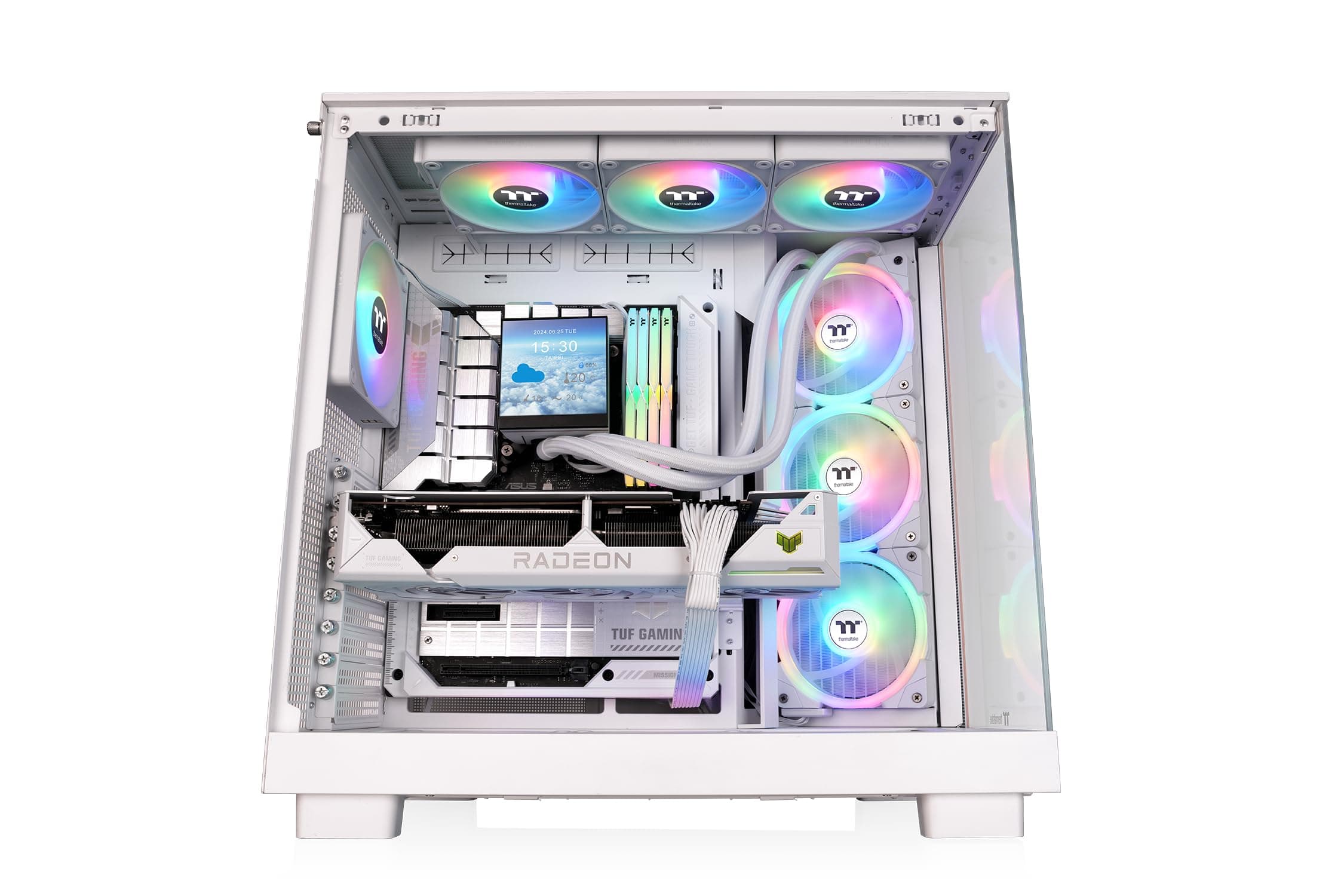 Thermaltake View 380 XL WS ARGB | Mid Tower Chassis | Snow View 380 XL Wood Snow Bild 3