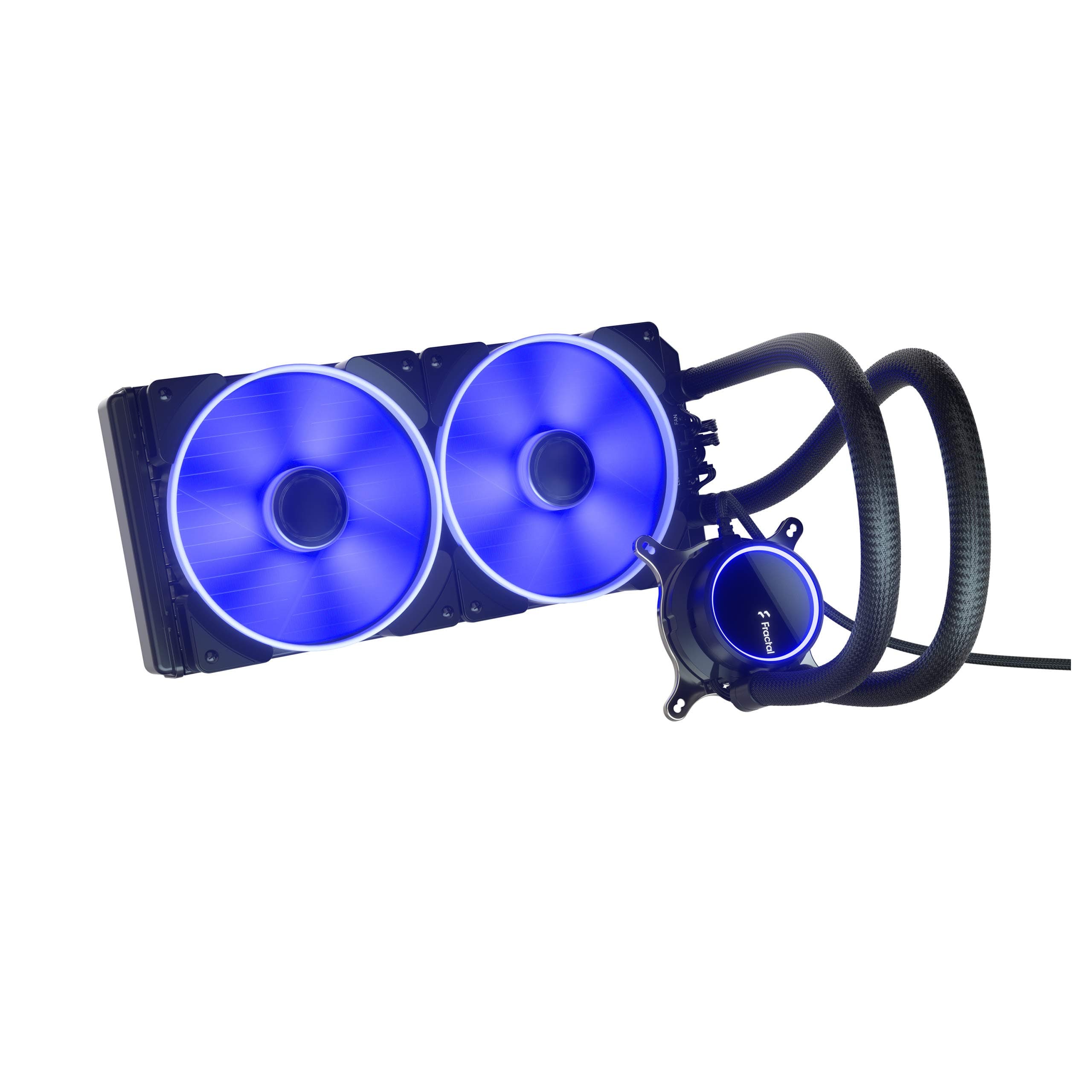Fractal Design Celsius+ S28 Prisma PWM ARGB 280mm Silent Performance Slim Radiator AIO CPU Wasserkühlung, Liquid/Water Cooler Bild 6