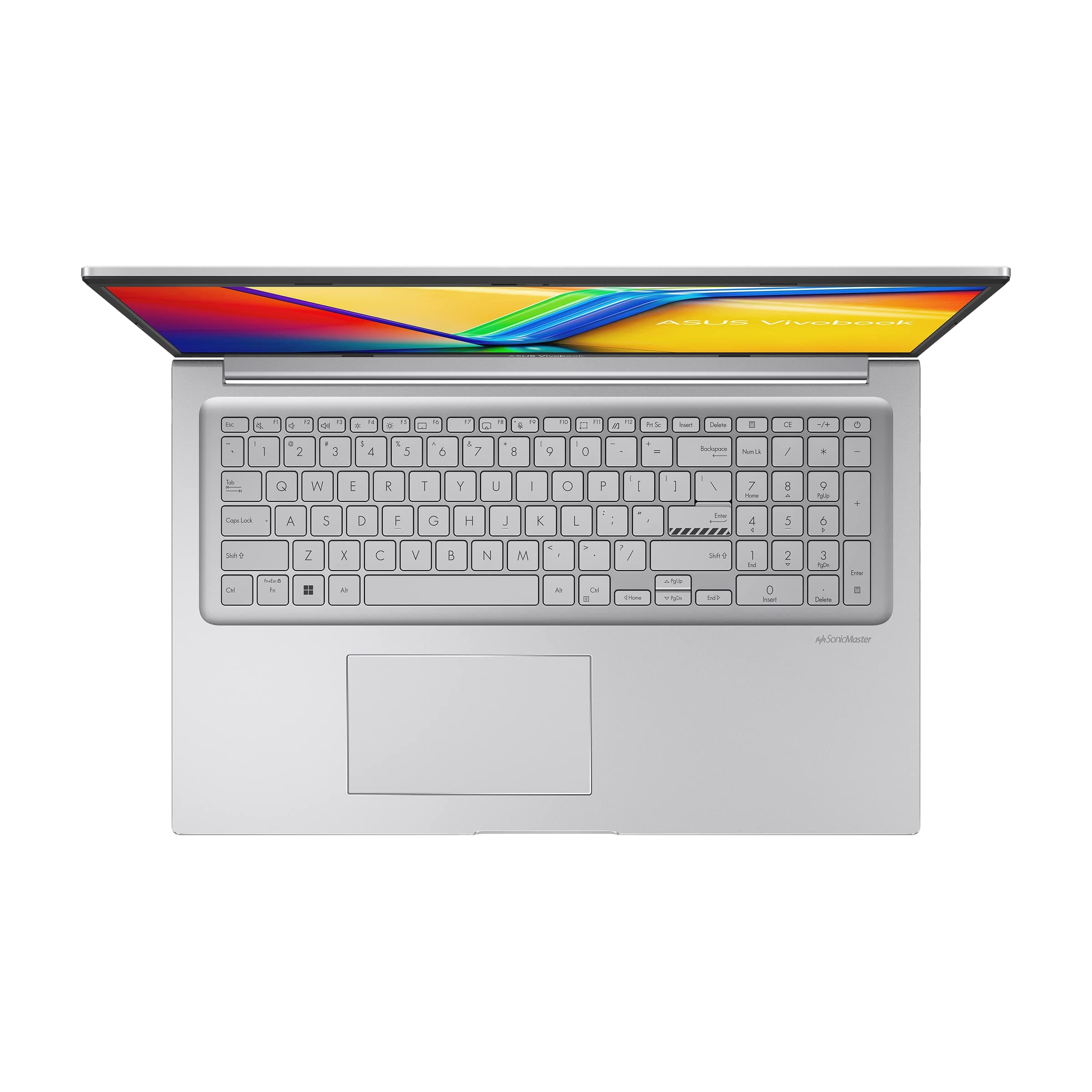 ASUS Vivobook 17 X1704VA Laptop | 17,3" FHD 16:9 IPS Display | Intel Core 7 150U | 16GB RAM | 512GB SSD | Intel Iris Xe | Win11 Home | QWERTZ | Cool Silver Core 7 150U 16GB RAM / 512GB SSD 17,3" Bild 4